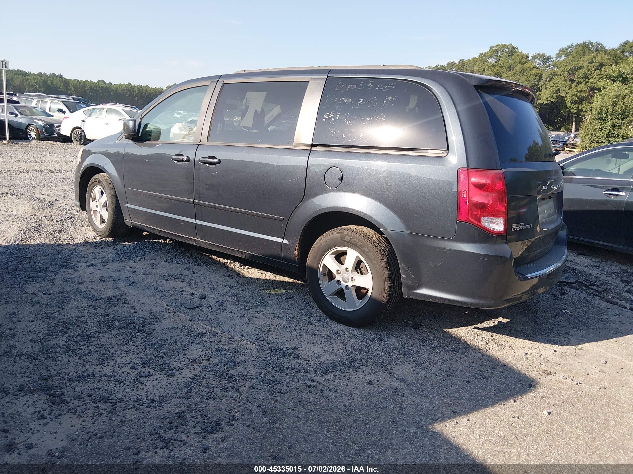 2013 Dodge Grand Caravan Sxt Dark Blue vin: 2C4RDGCG9DR591096