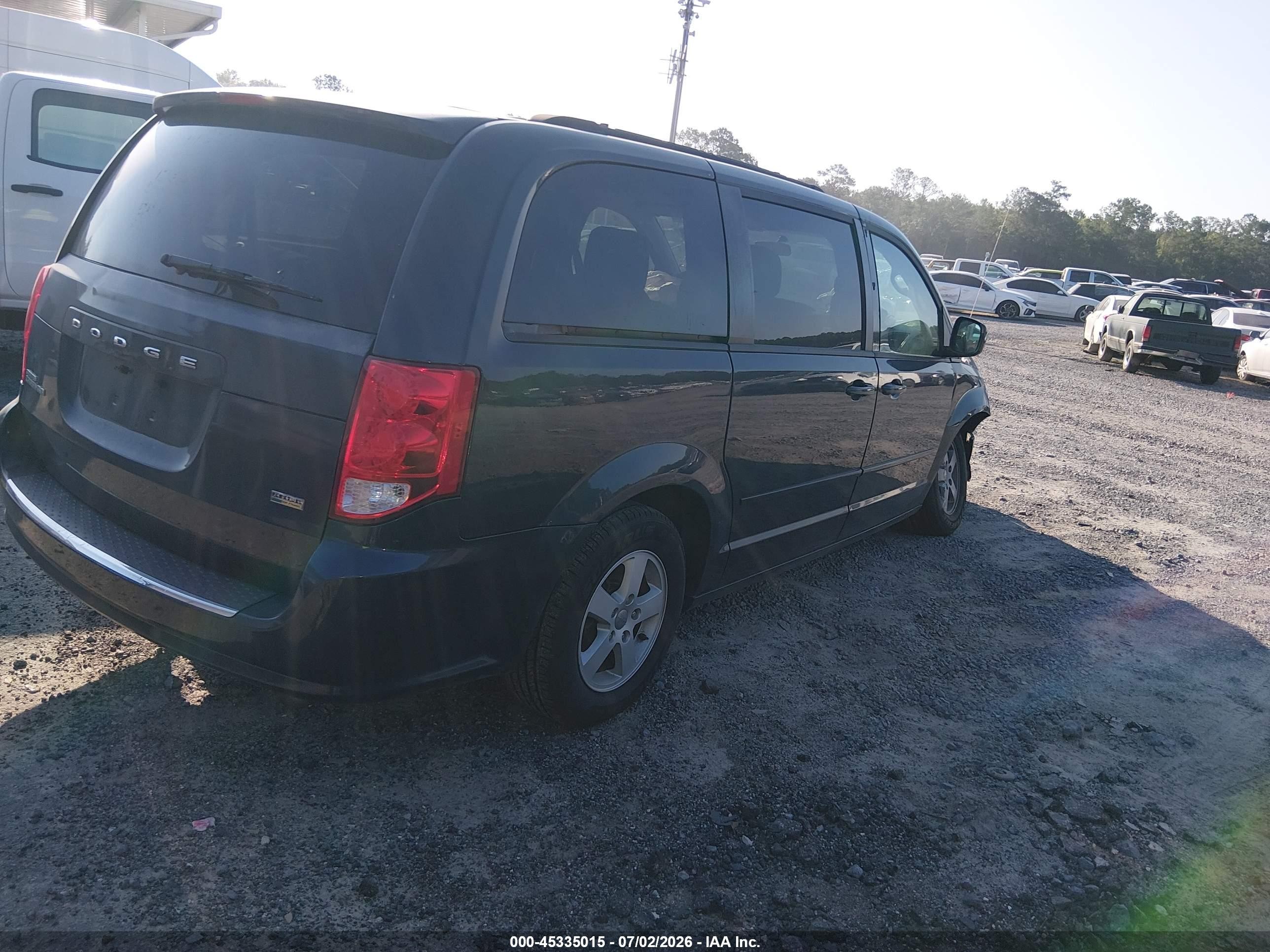 2013 Dodge Grand Caravan Sxt Dark Blue vin: 2C4RDGCG9DR591096