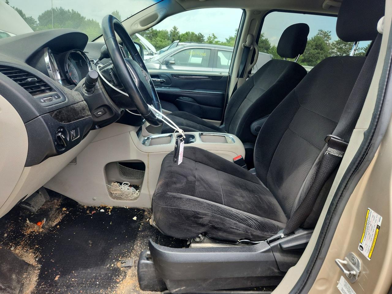 2013 Dodge Grand Caravan Sxt Beige vin: 2C4RDGCG9DR599957