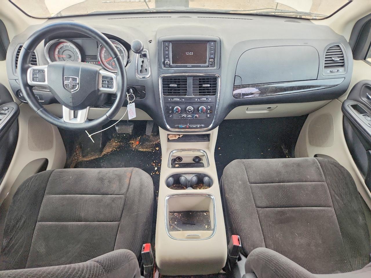 2013 Dodge Grand Caravan Sxt Beige vin: 2C4RDGCG9DR599957