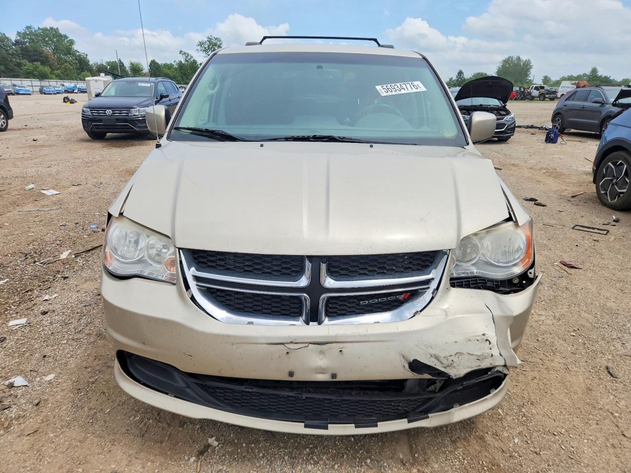 2013 Dodge Grand Caravan Sxt Beige vin: 2C4RDGCG9DR599957