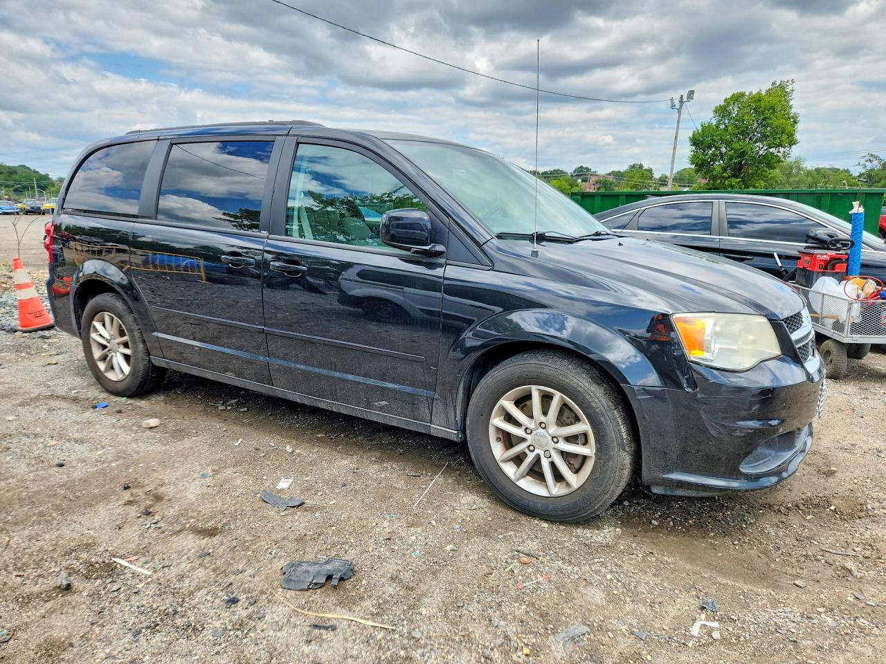 2013 Dodge Grand Caravan Sxt Black vin: 2C4RDGCG9DR676486