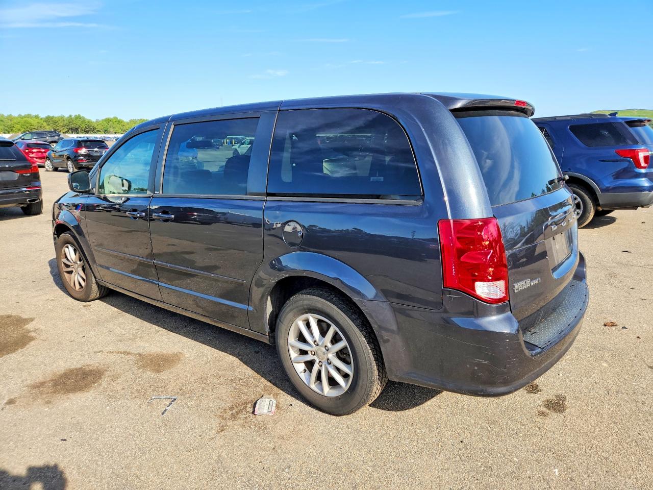 2013 Dodge Grand Caravan Sxt Gray vin: 2C4RDGCG9DR678299