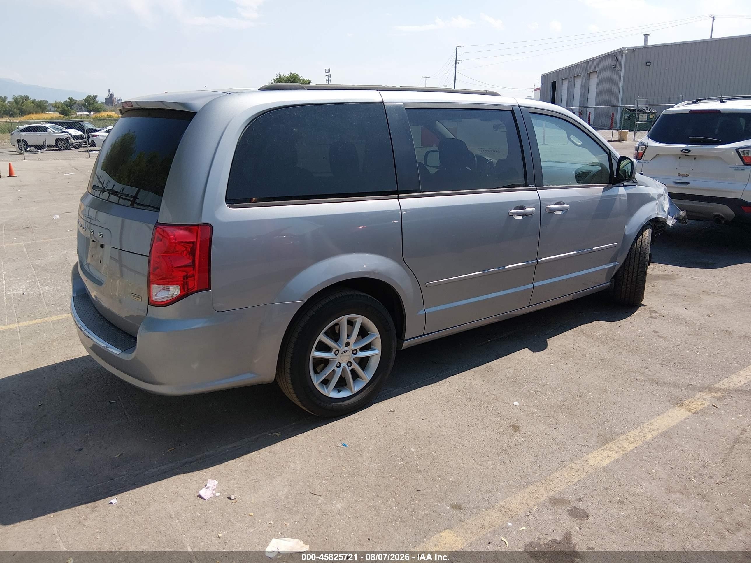 2013 Dodge Grand Caravan Sxt Silver vin: 2C4RDGCG9DR685494