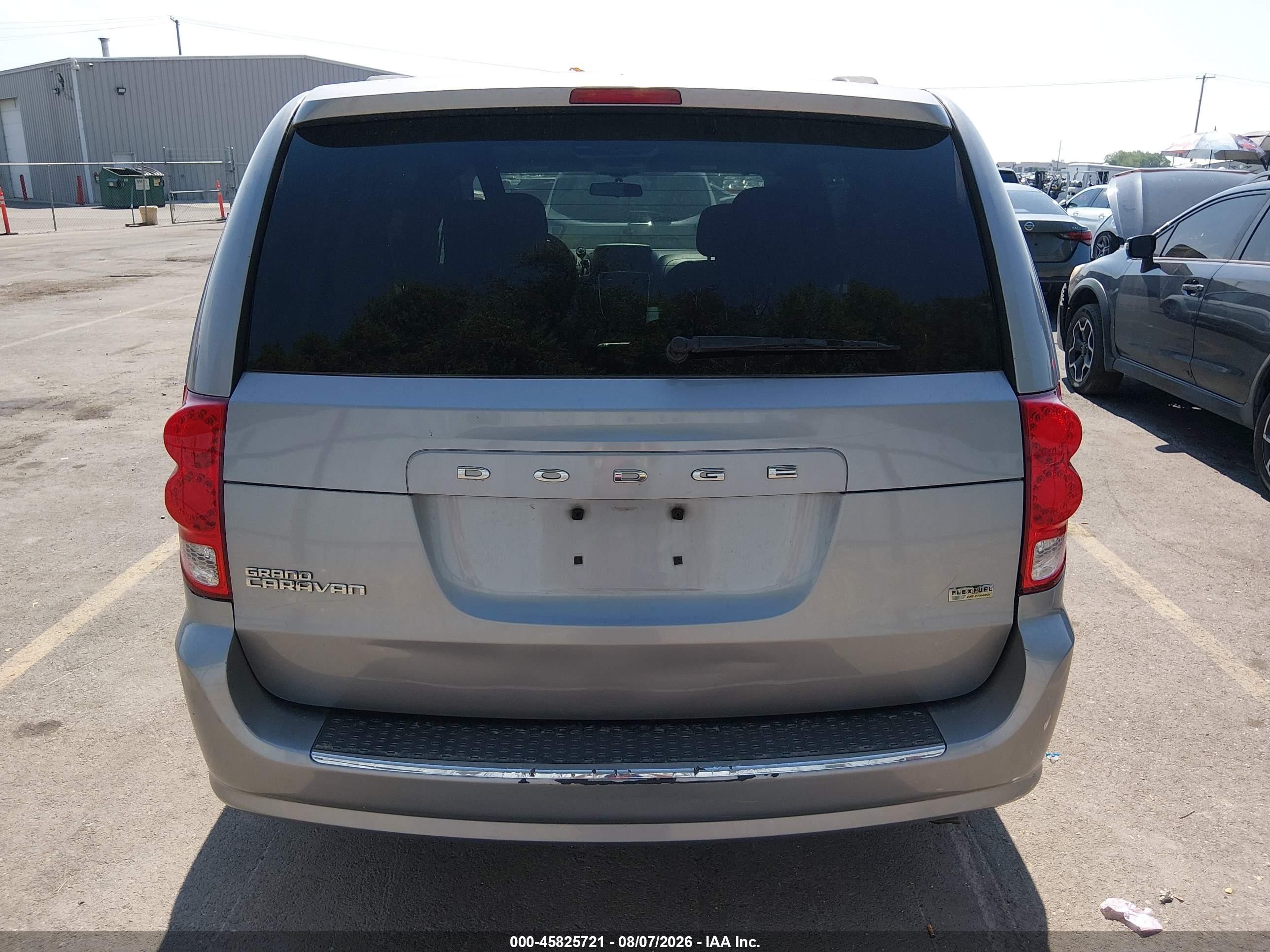 2013 Dodge Grand Caravan Sxt Silver vin: 2C4RDGCG9DR685494