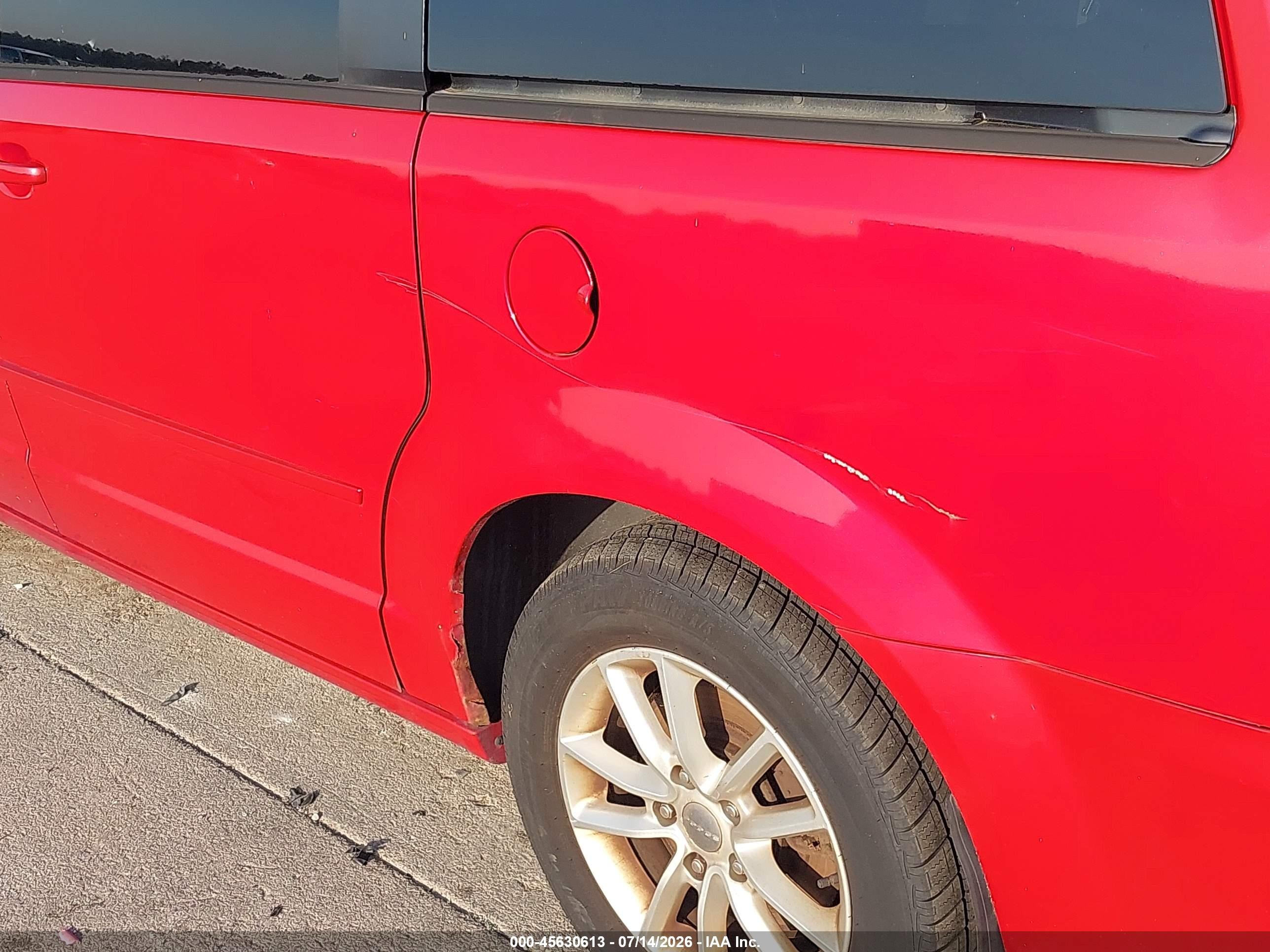 2013 Dodge Grand Caravan Sxt Red vin: 2C4RDGCG9DR717568