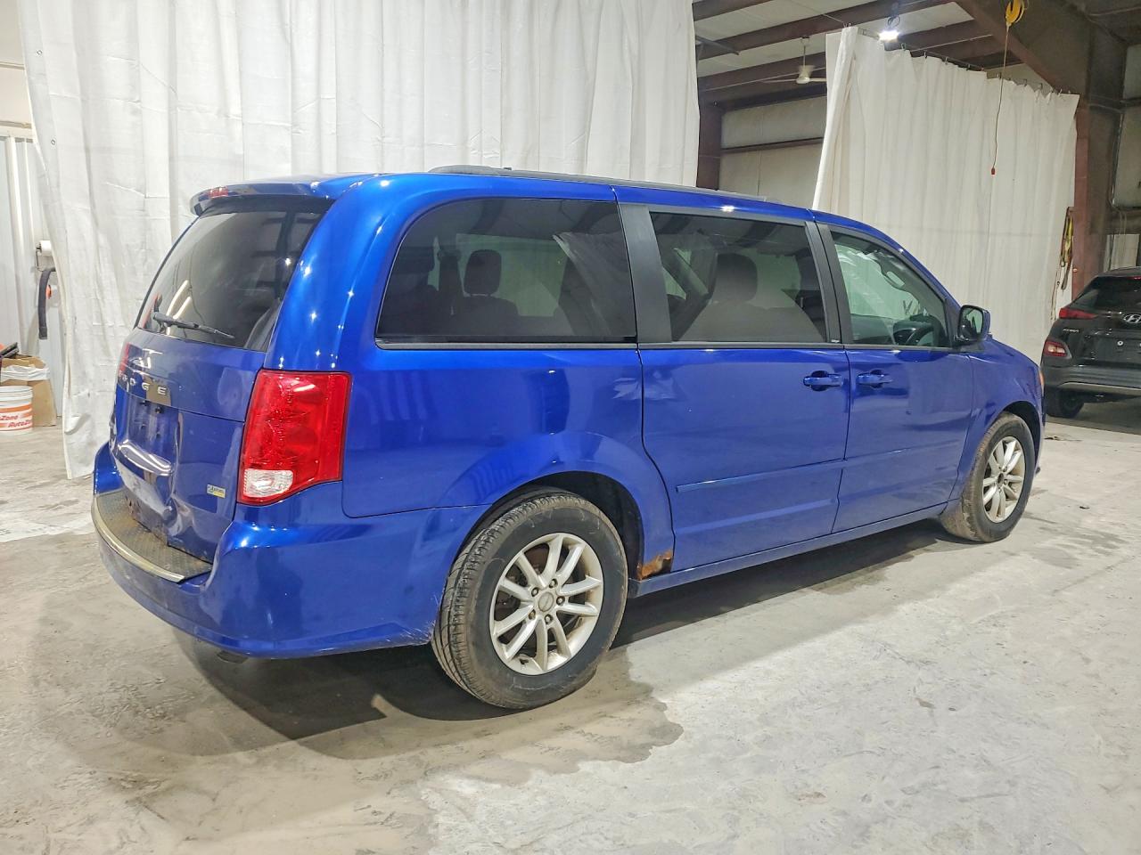 2013 Dodge Grand Caravan Sxt Blue vin: 2C4RDGCG9DR740154