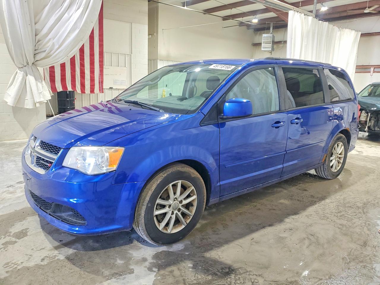 2013 Dodge Grand Caravan Sxt Blue vin: 2C4RDGCG9DR740154