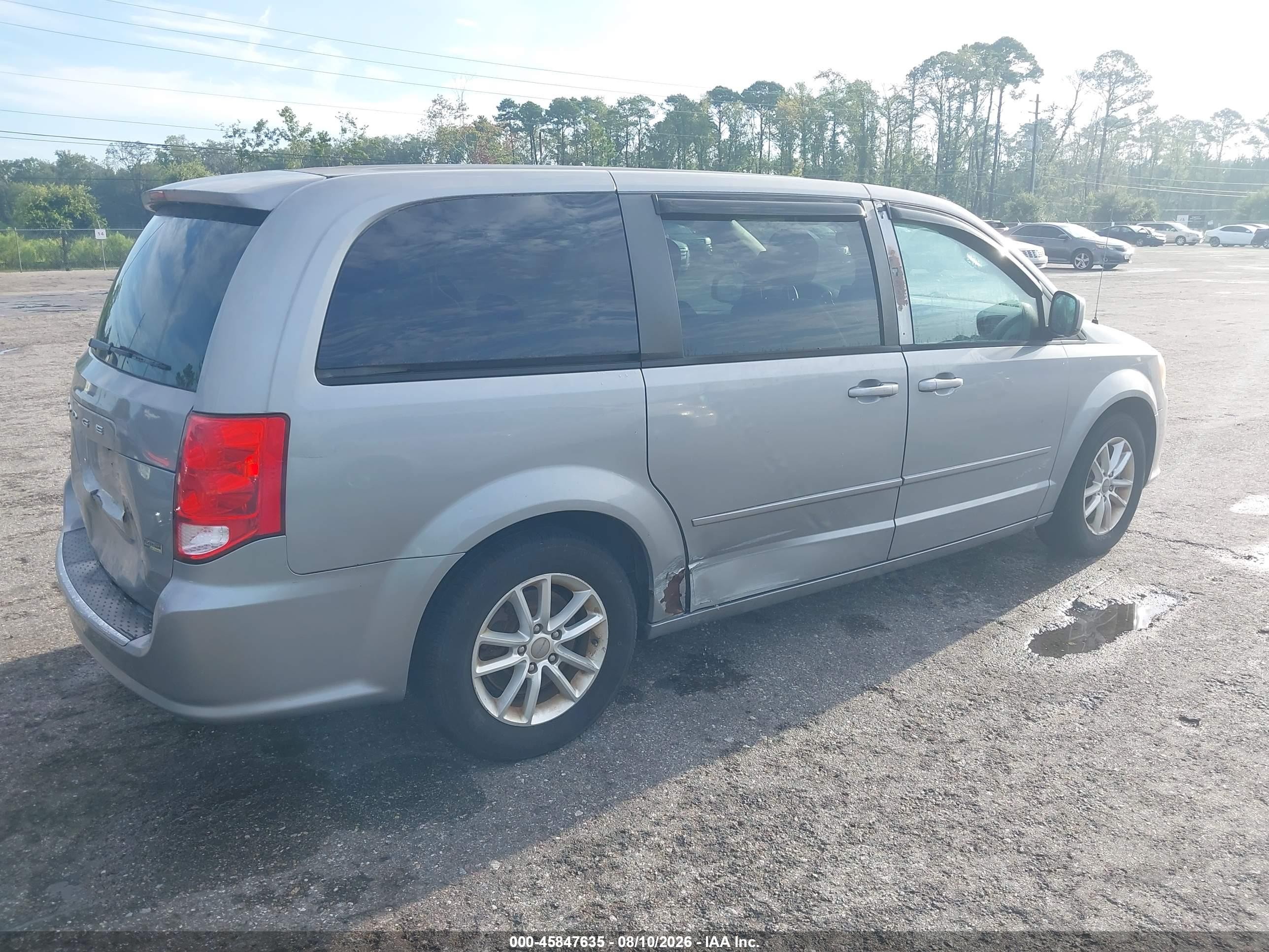 2013 Dodge Grand Caravan Sxt Silver vin: 2C4RDGCG9DR750165