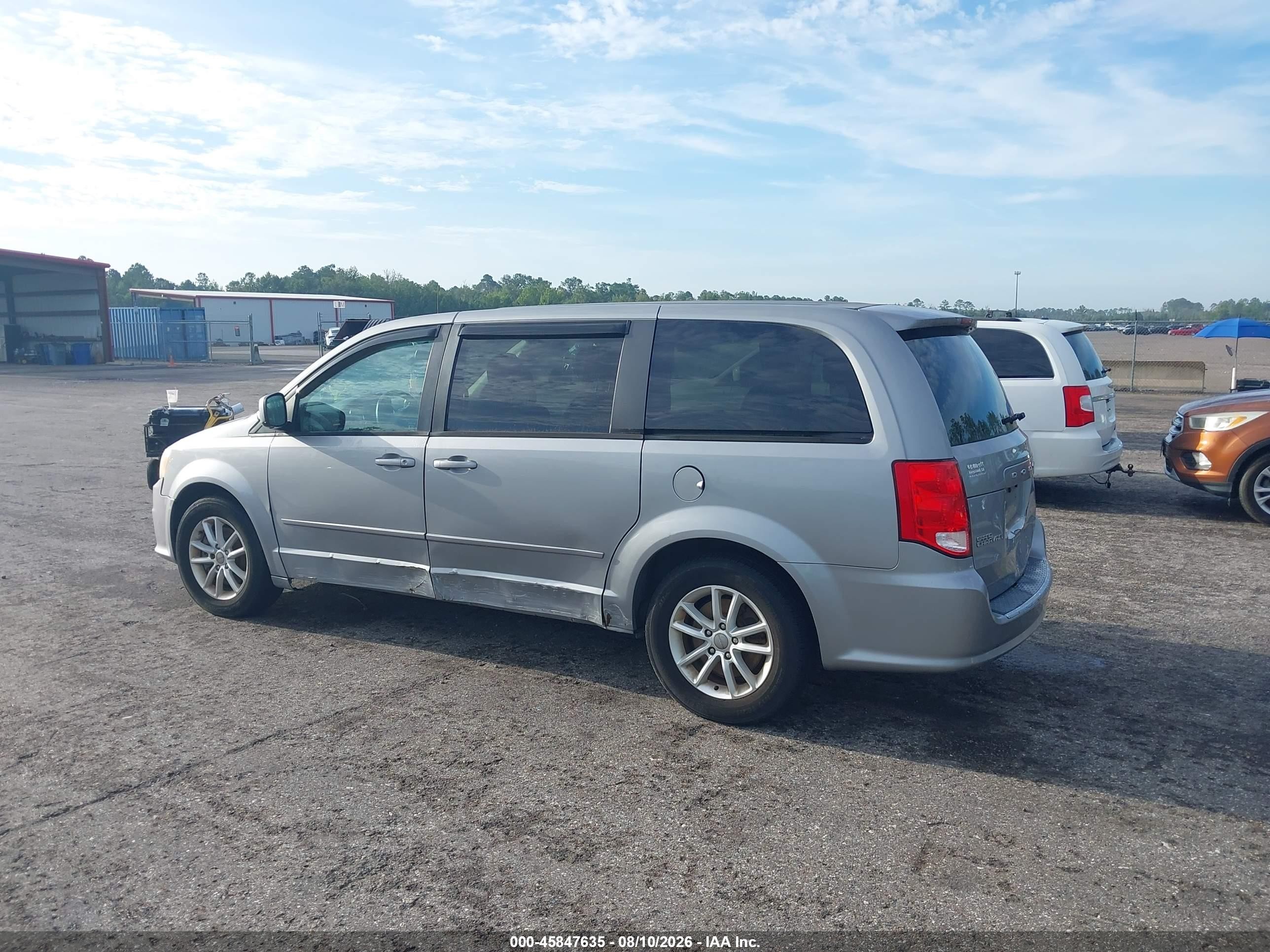 2013 Dodge Grand Caravan Sxt Silver vin: 2C4RDGCG9DR750165