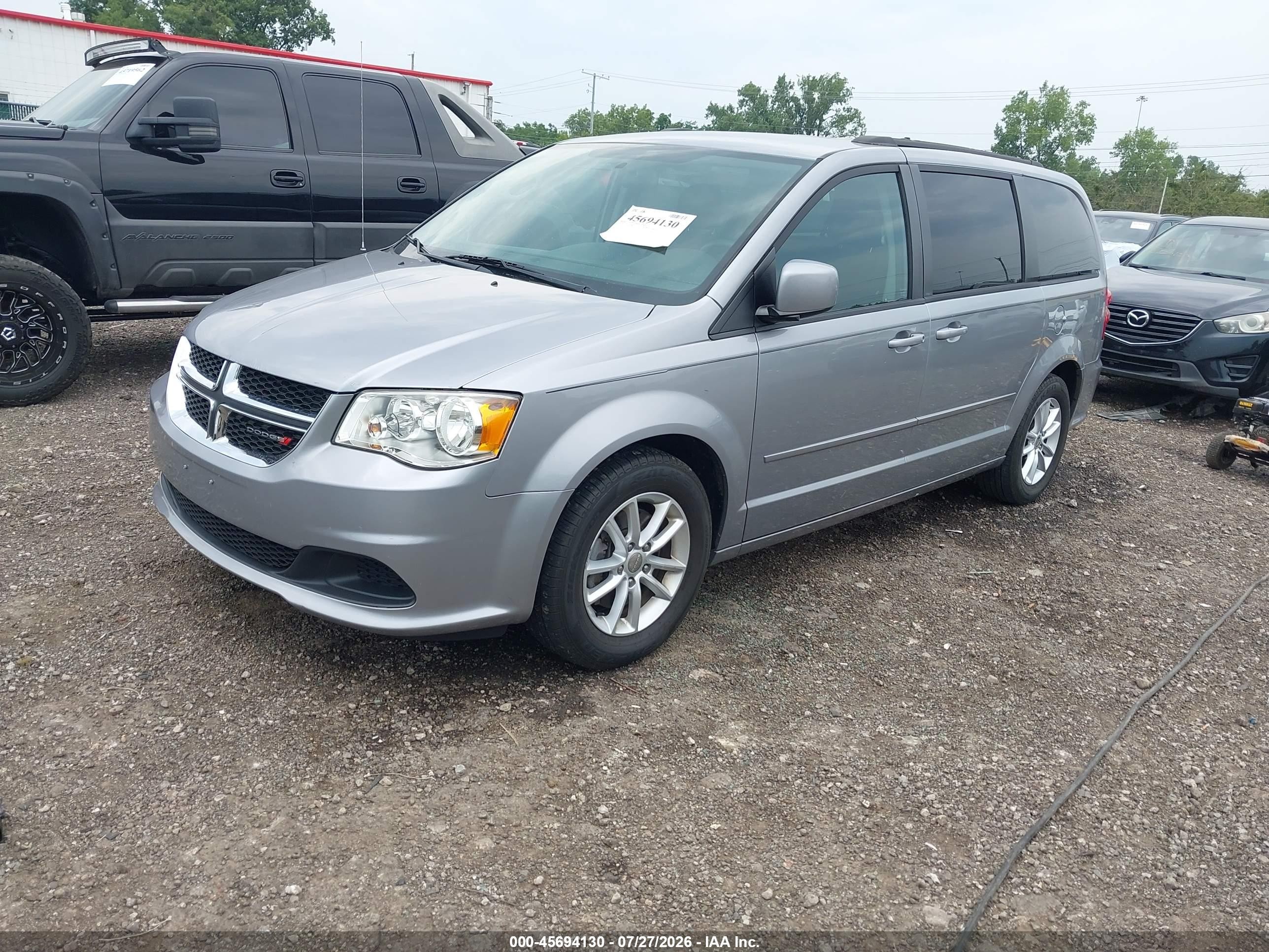 2013 Dodge Grand Caravan Sxt Silver vin: 2C4RDGCG9DR765278