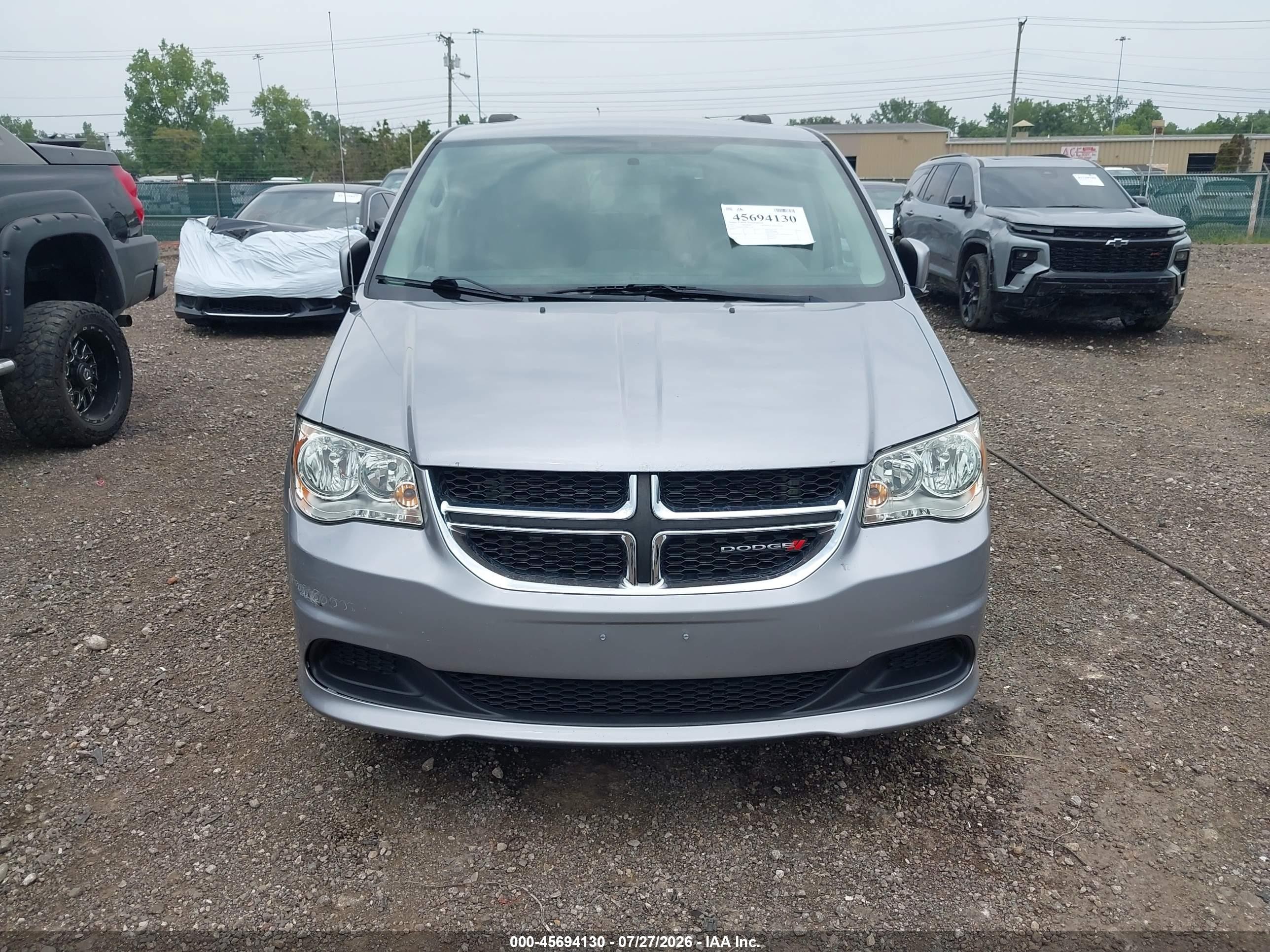 2013 Dodge Grand Caravan Sxt Silver vin: 2C4RDGCG9DR765278