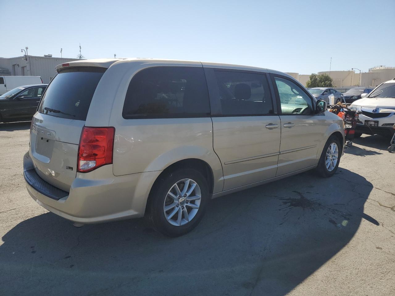 2013 Dodge Grand Caravan Sxt Beige vin: 2C4RDGCG9DR771551