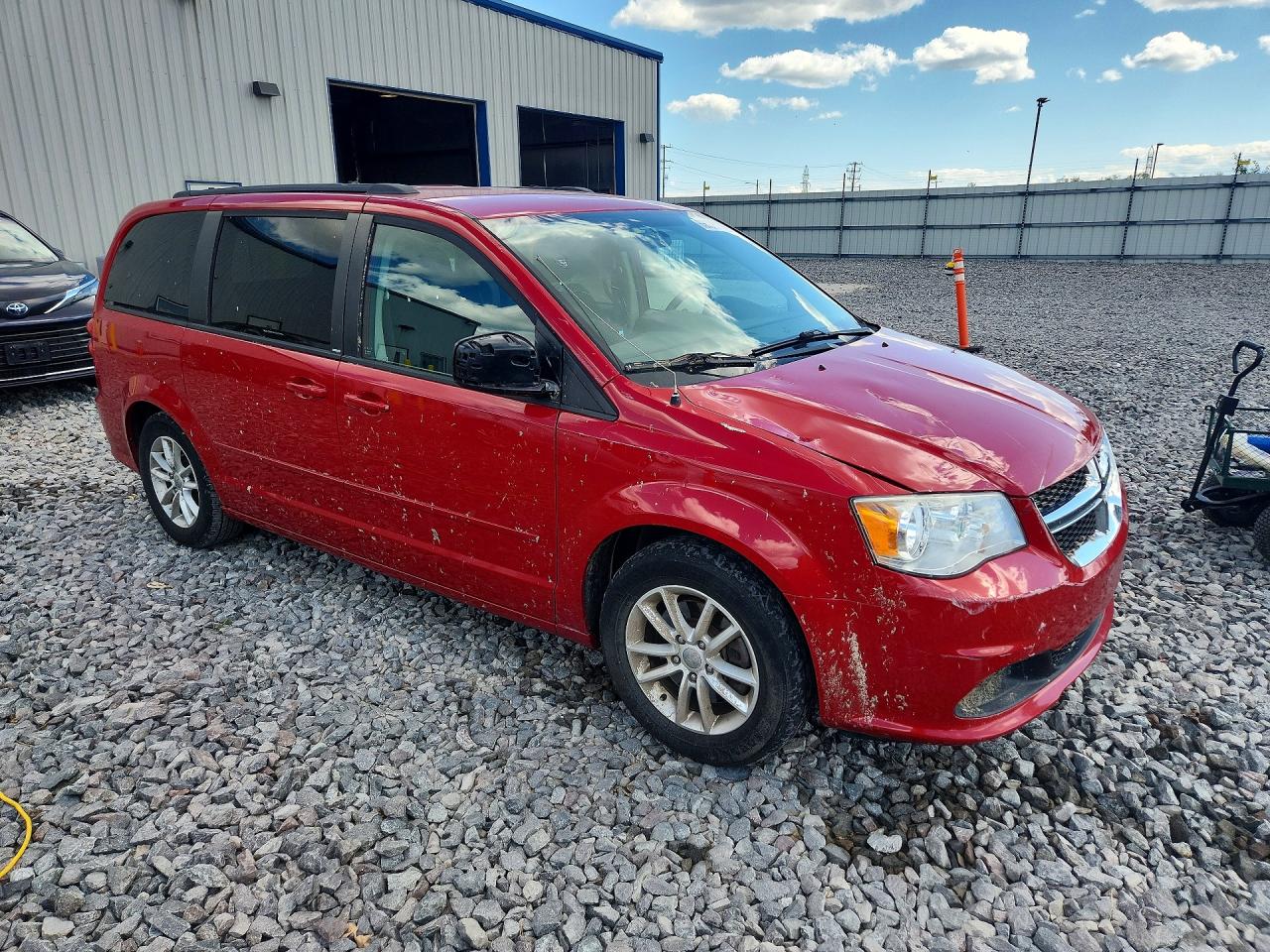 2013 Dodge Grand Caravan Sxt Red vin: 2C4RDGCG9DR817539