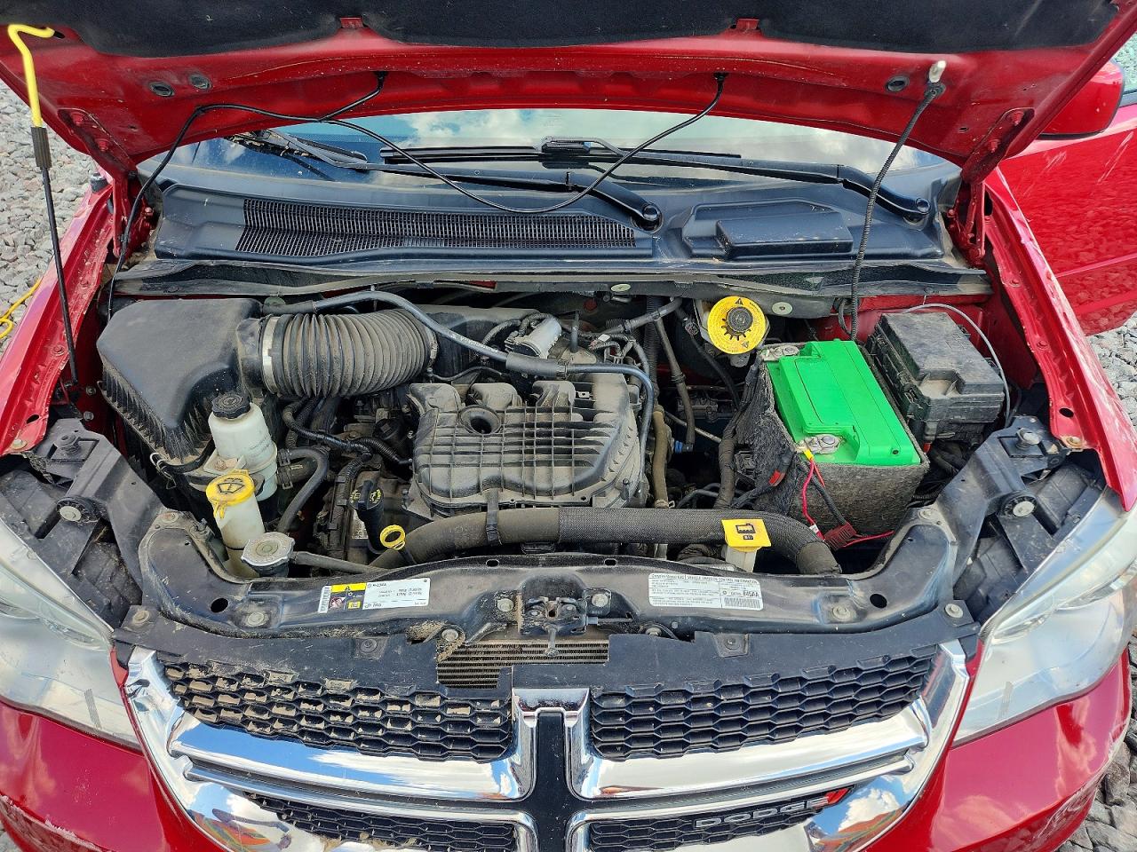 2013 Dodge Grand Caravan Sxt Red vin: 2C4RDGCG9DR817539