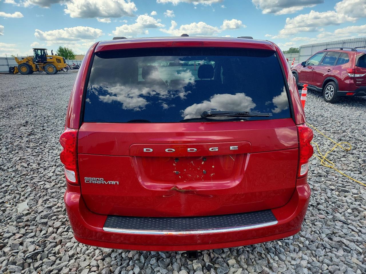 2013 Dodge Grand Caravan Sxt Red vin: 2C4RDGCG9DR817539