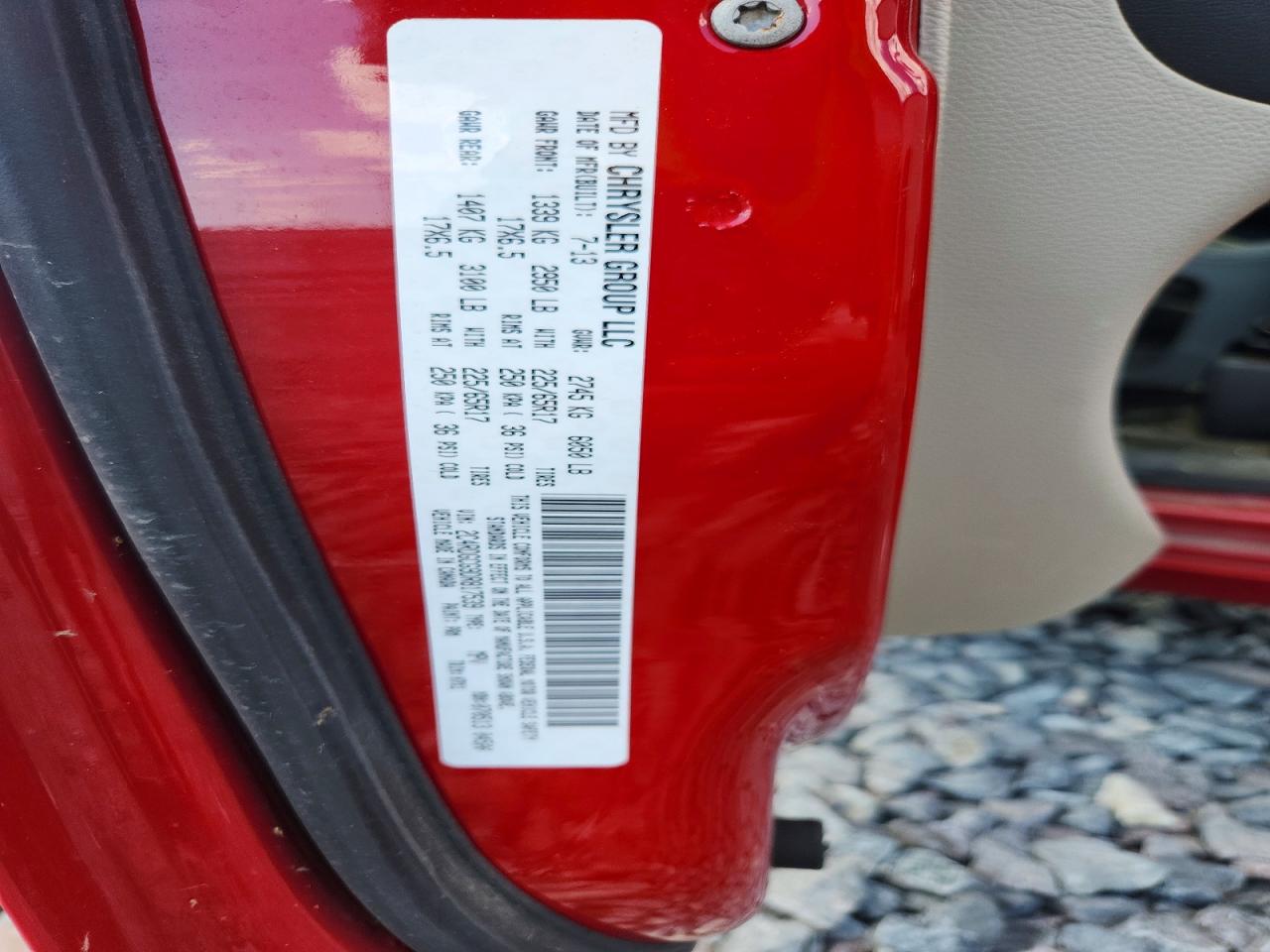 2013 Dodge Grand Caravan Sxt Red vin: 2C4RDGCG9DR817539