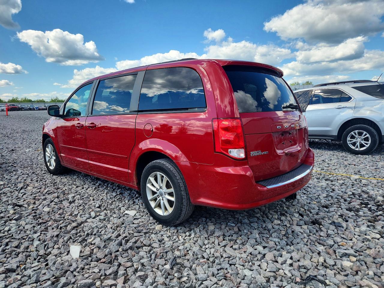 2013 Dodge Grand Caravan Sxt Red vin: 2C4RDGCG9DR817539