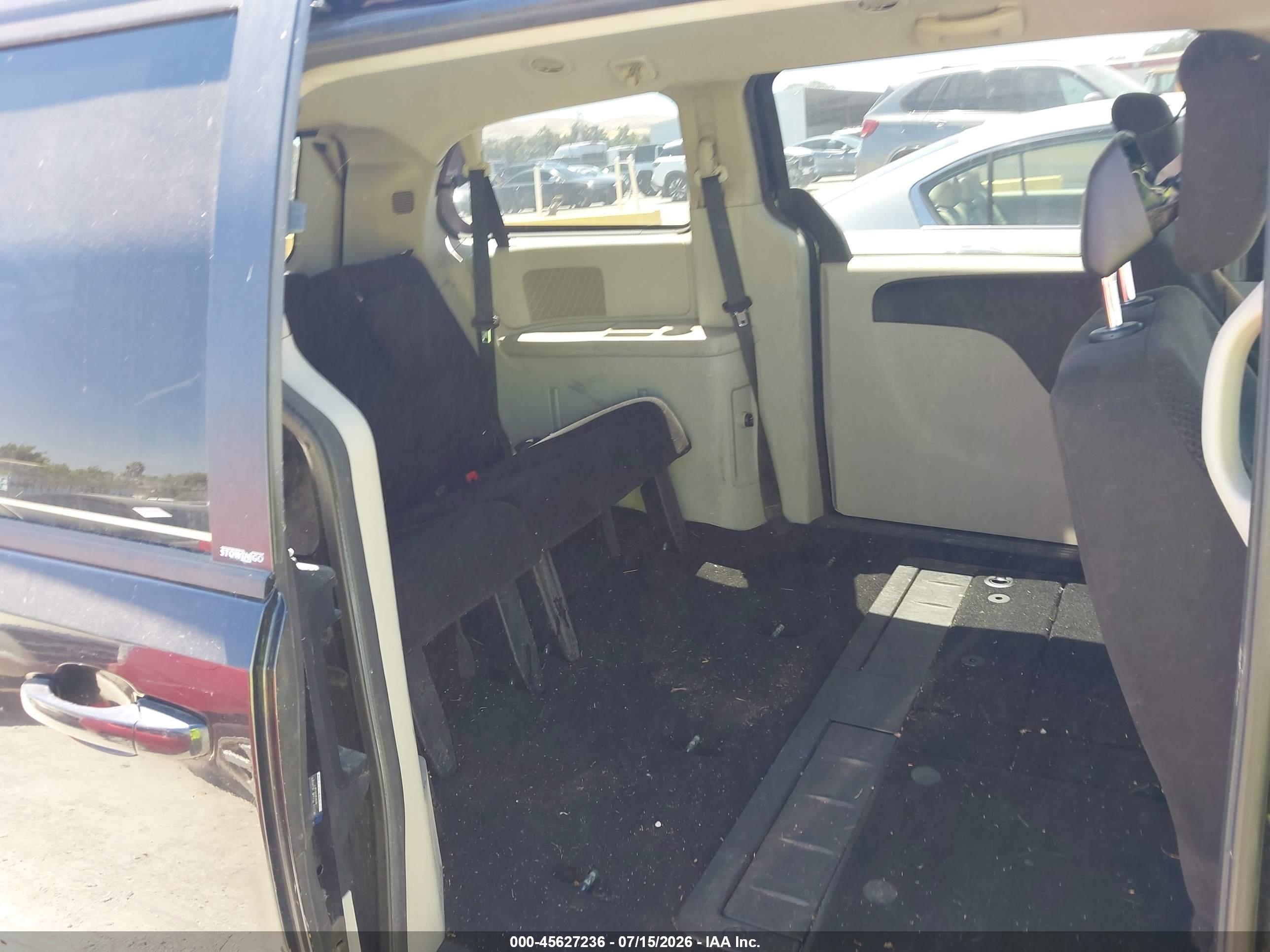 2014 Dodge Grand Caravan Sxt Black vin: 2C4RDGCG9ER119837