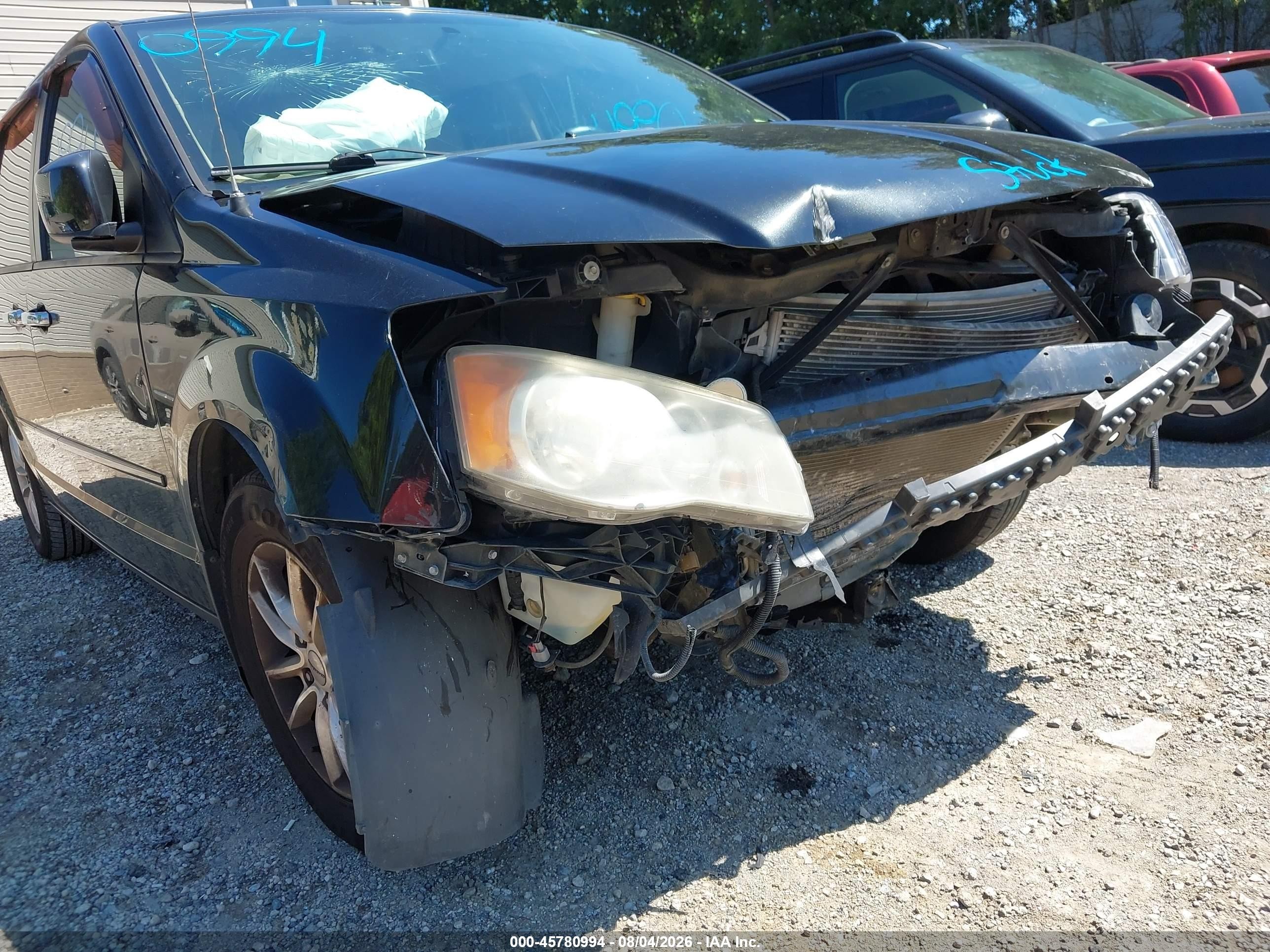 2014 Dodge Grand Caravan Sxt Black vin: 2C4RDGCG9ER120339