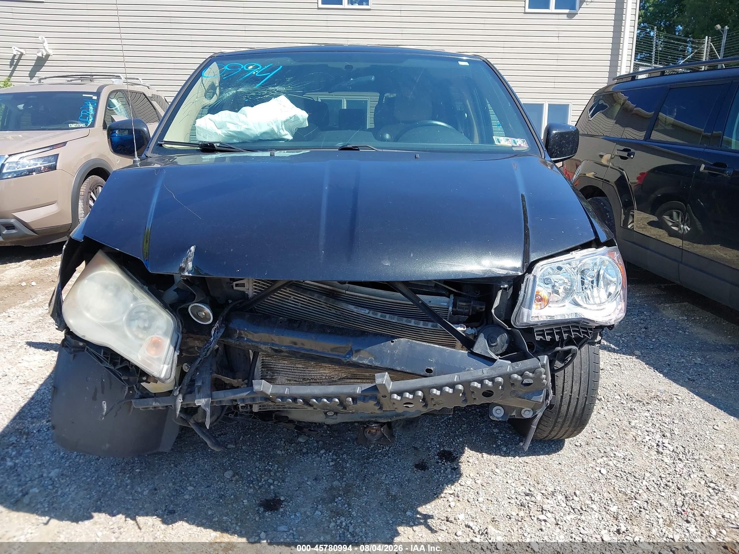 2014 Dodge Grand Caravan Sxt Black vin: 2C4RDGCG9ER120339