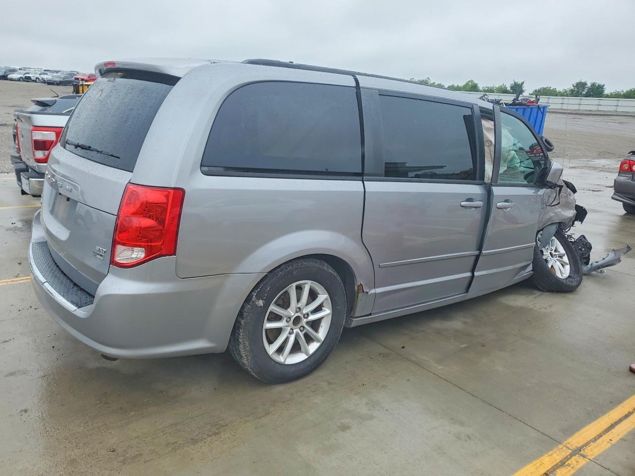 2014 Dodge Grand Caravan Sxt Silver vin: 2C4RDGCG9ER122866