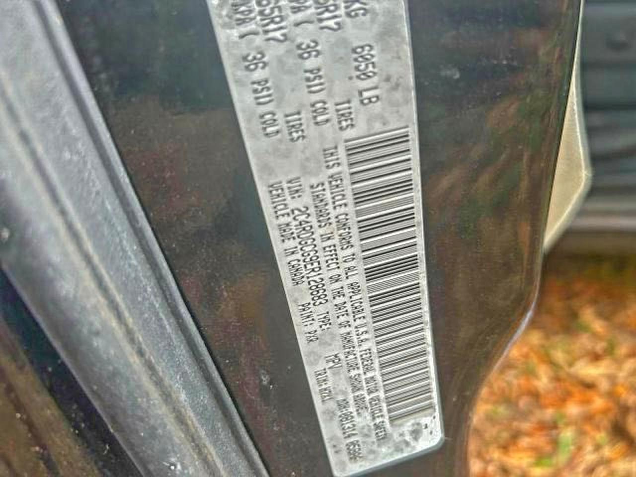 2014 Dodge Grand Caravan Sxt Black vin: 2C4RDGCG9ER128683