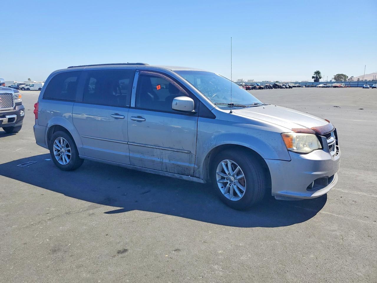 2014 Dodge Grand Caravan Sxt Gray vin: 2C4RDGCG9ER128750