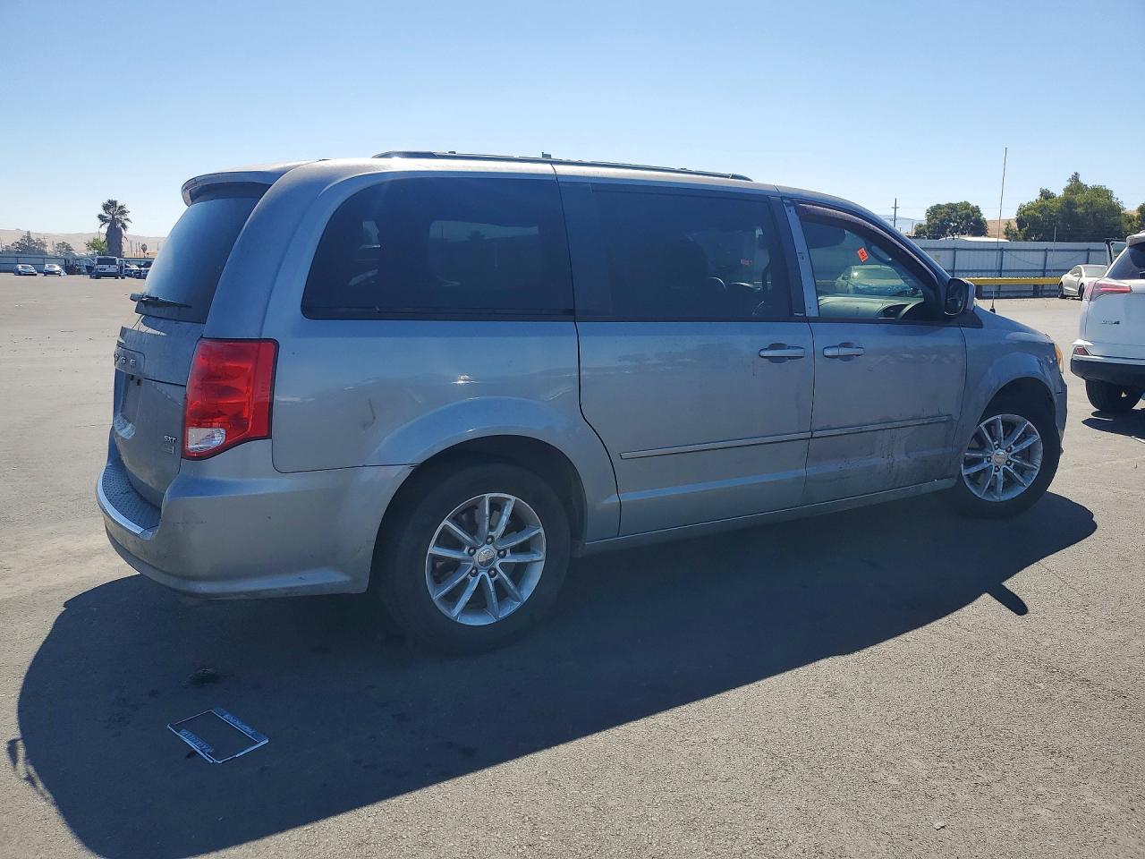 2014 Dodge Grand Caravan Sxt Gray vin: 2C4RDGCG9ER128750