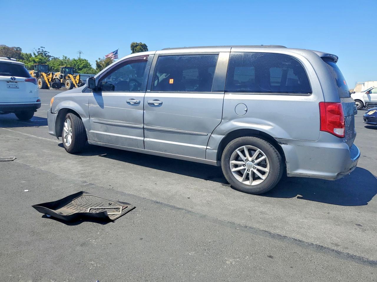 2014 Dodge Grand Caravan Sxt Gray vin: 2C4RDGCG9ER128750