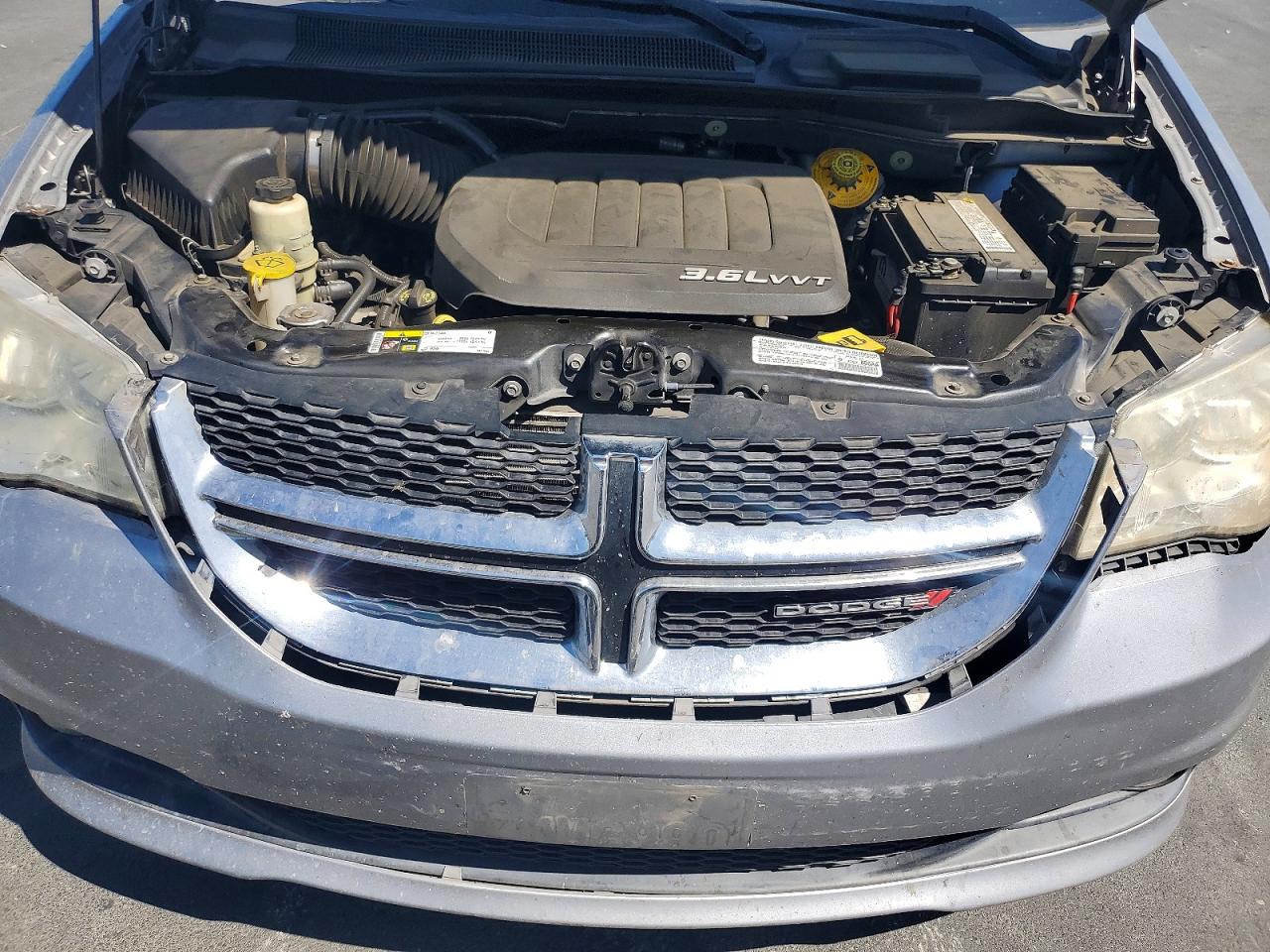 2014 Dodge Grand Caravan Sxt Gray vin: 2C4RDGCG9ER128750