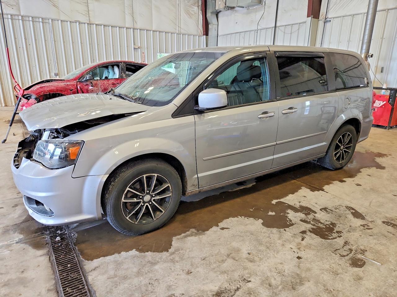 2014 Dodge Grand Caravan Sxt Silver vin: 2C4RDGCG9ER161473