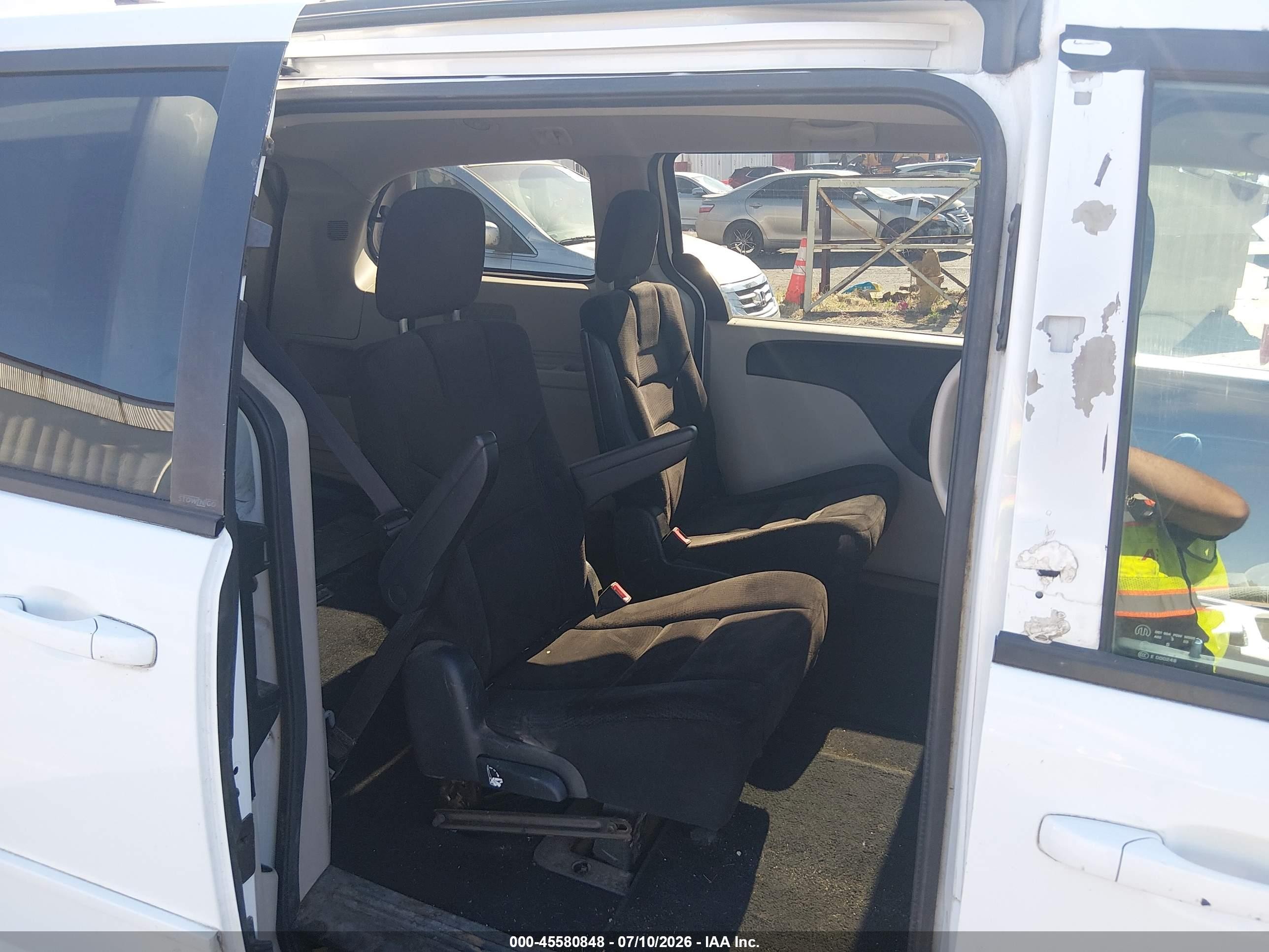2014 Dodge Grand Caravan Sxt Белый vin: 2C4RDGCG9ER259919