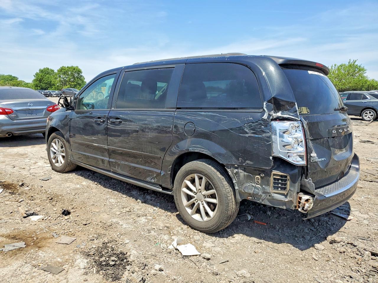 2014 Dodge Grand Caravan Sxt Black vin: 2C4RDGCG9ER265932