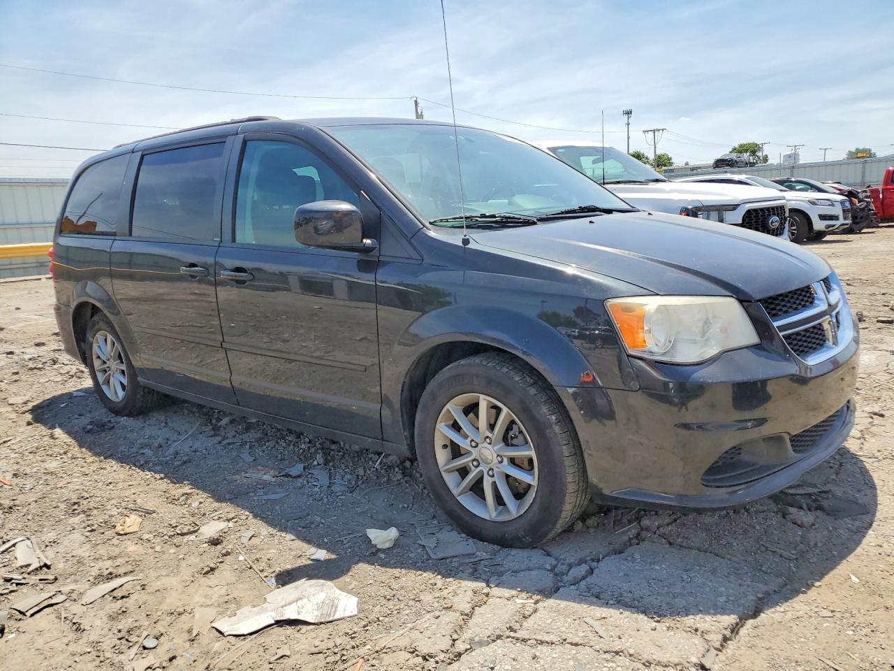 2014 Dodge Grand Caravan Sxt Black vin: 2C4RDGCG9ER265932