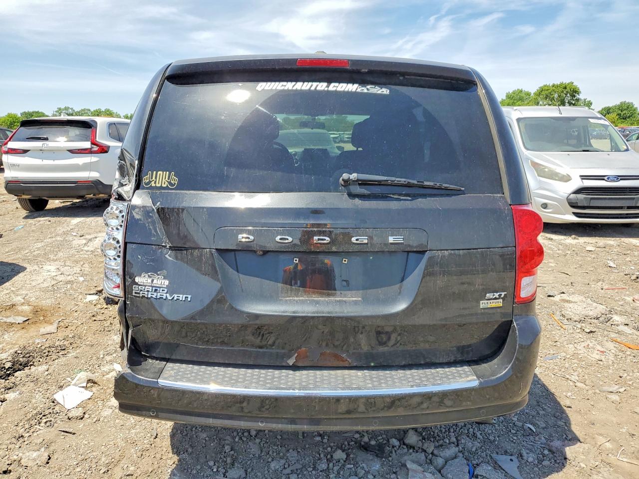 2014 Dodge Grand Caravan Sxt Black vin: 2C4RDGCG9ER265932