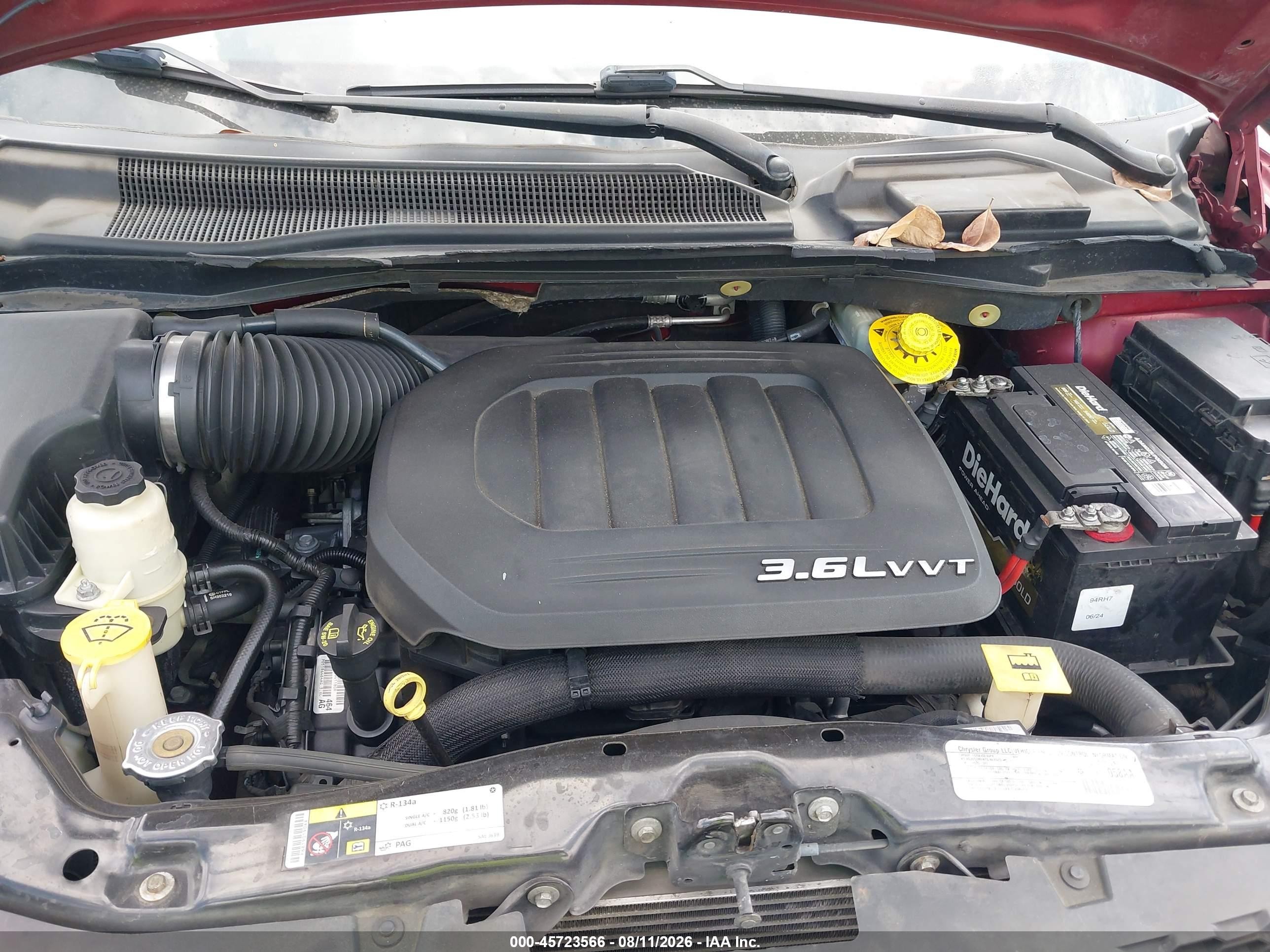 2014 Dodge Grand Caravan Sxt Бордовый vin: 2C4RDGCG9ER289177