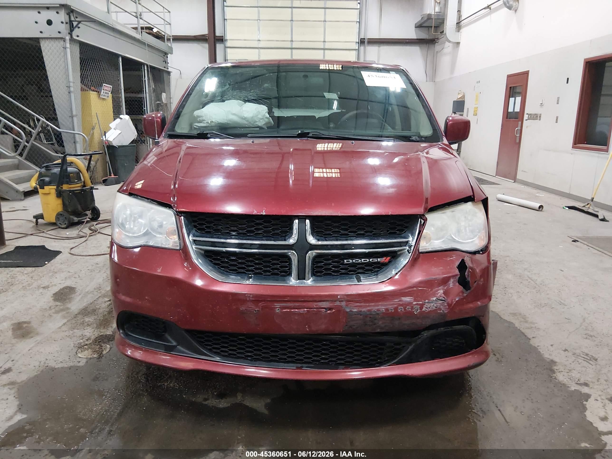 2014 Dodge Grand Caravan Sxt Red vin: 2C4RDGCG9ER290216