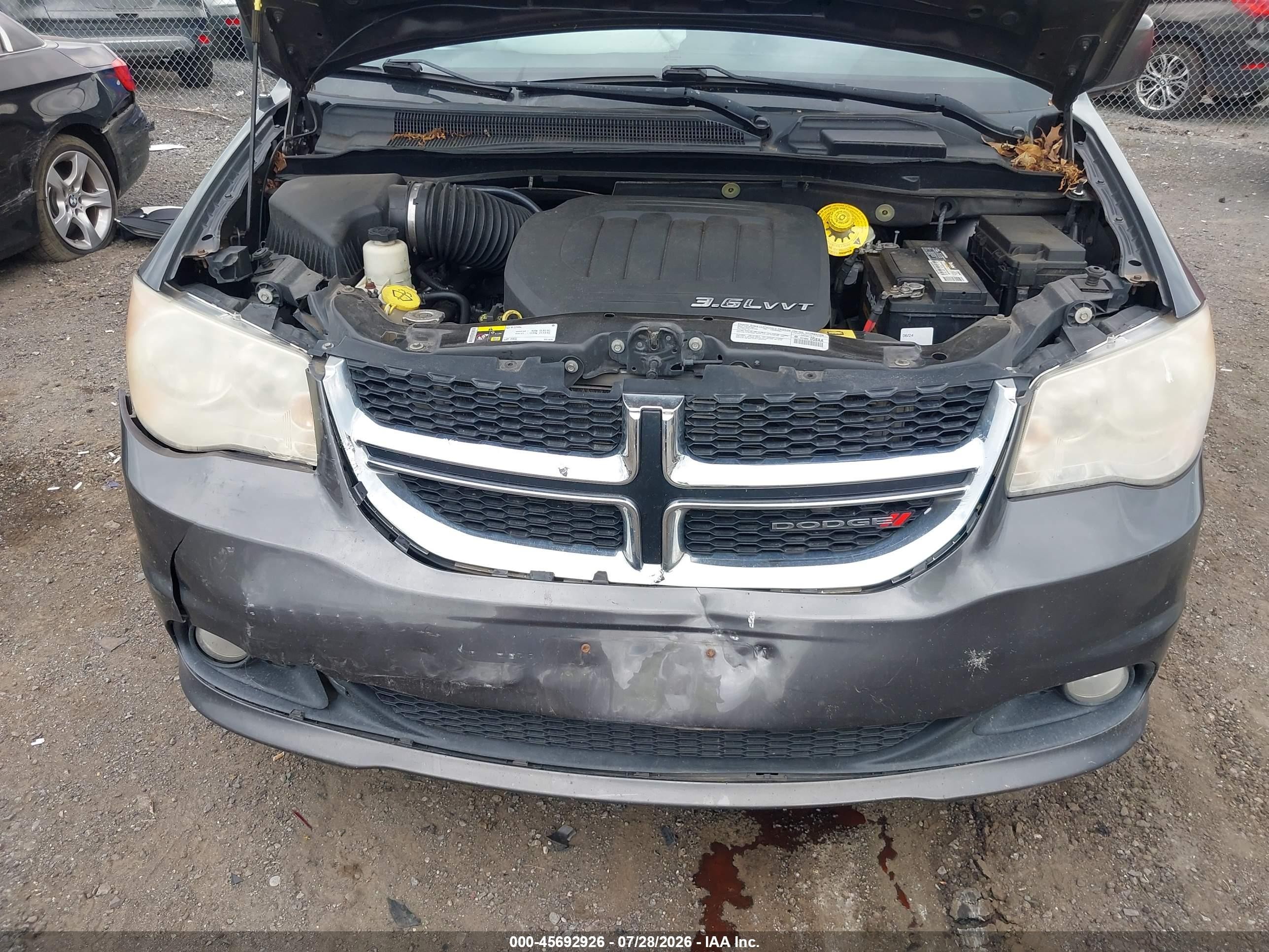 2014 Dodge Grand Caravan Sxt 30th Anniversary Gray vin: 2C4RDGCG9ER306219