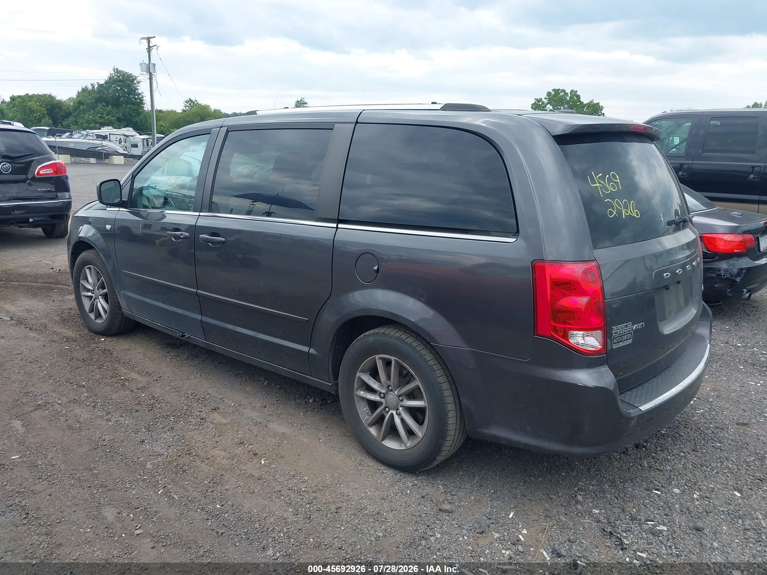 2014 Dodge Grand Caravan Sxt 30th Anniversary Gray vin: 2C4RDGCG9ER306219
