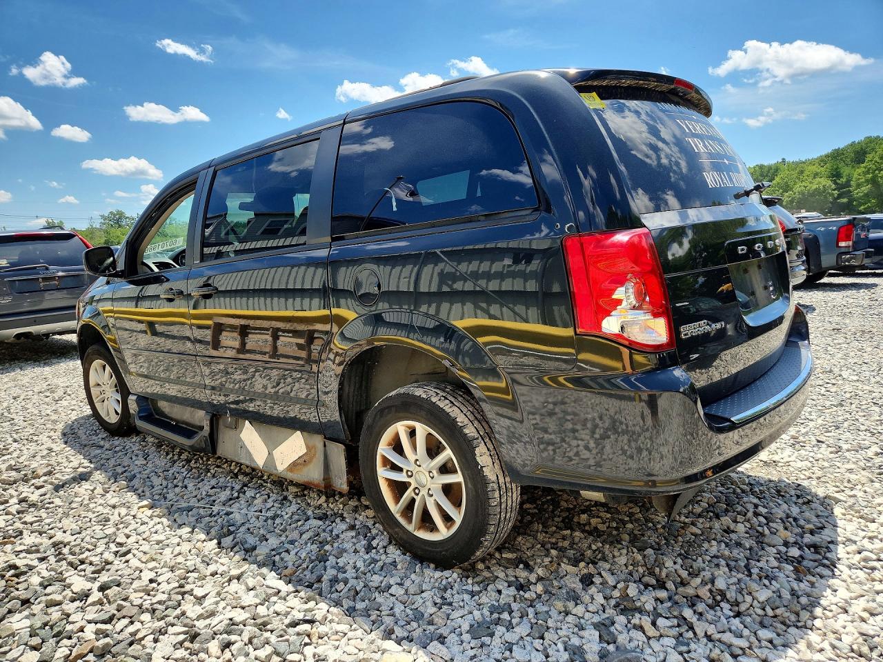2014 Dodge Grand Caravan Sxt Black vin: 2C4RDGCG9ER323022