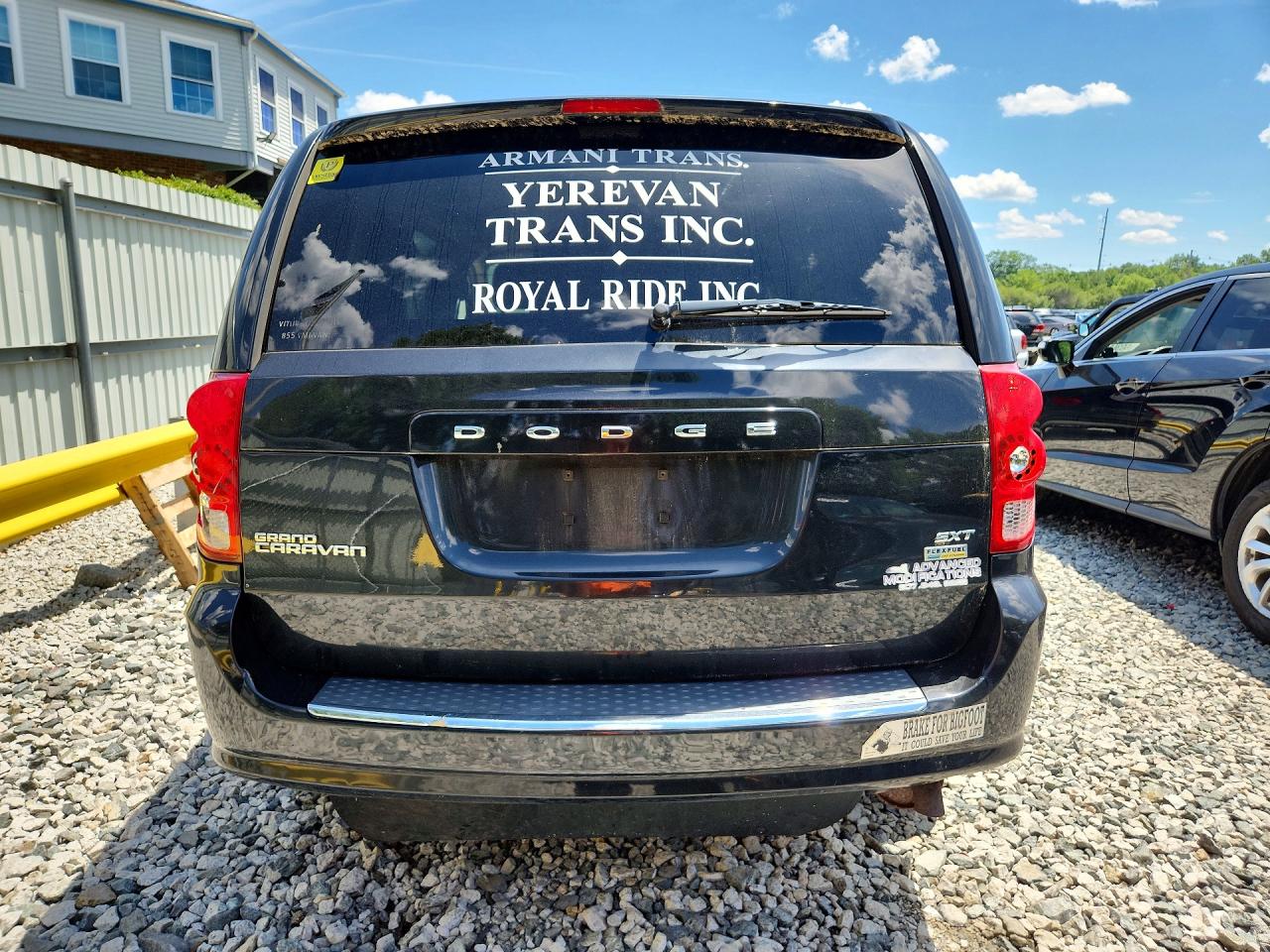 2014 Dodge Grand Caravan Sxt Black vin: 2C4RDGCG9ER323022