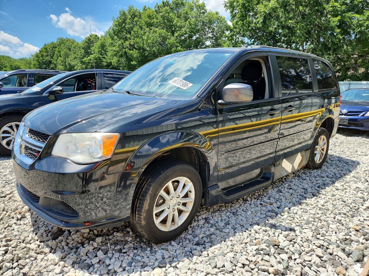 2014 Dodge Grand Caravan Sxt Black vin: 2C4RDGCG9ER323022