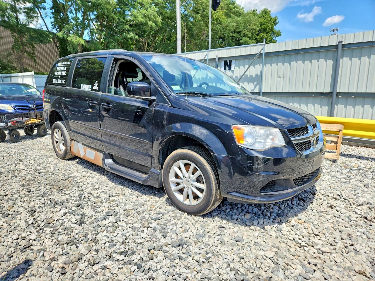 2014 Dodge Grand Caravan Sxt Black vin: 2C4RDGCG9ER323022