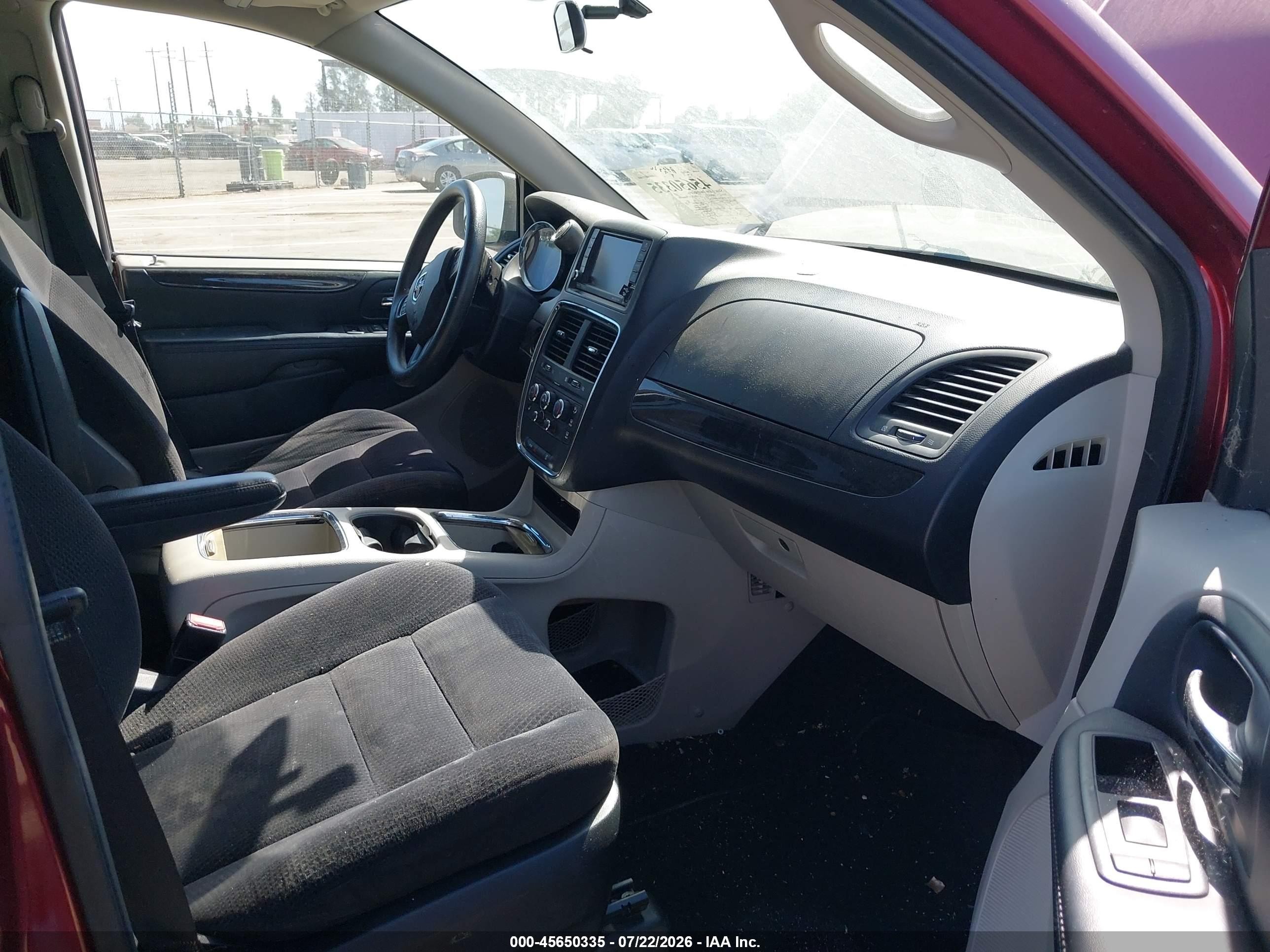 2014 Dodge Grand Caravan Sxt Red vin: 2C4RDGCG9ER401542