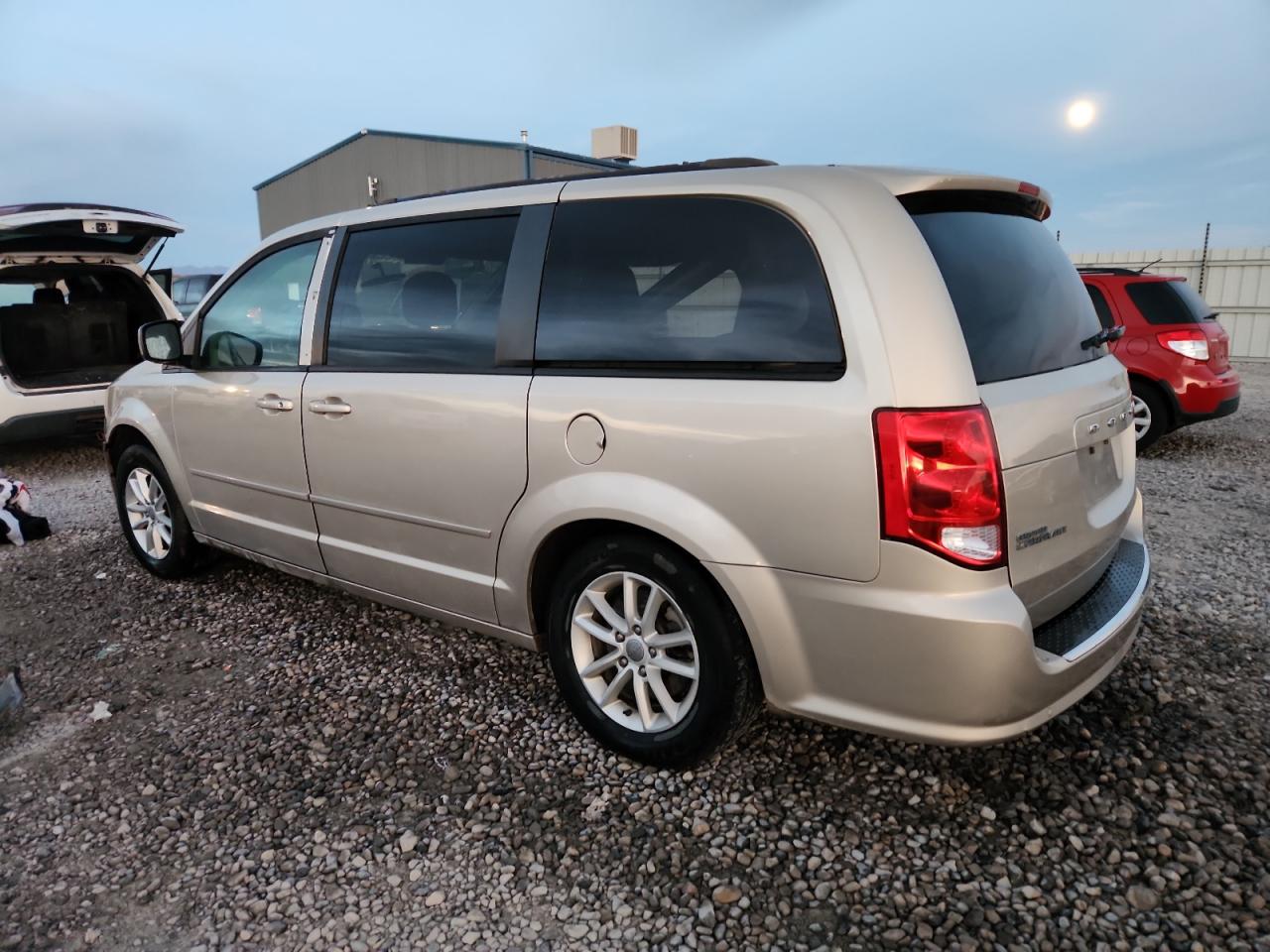 2014 Dodge Grand Caravan Sxt Beige vin: 2C4RDGCG9ER427428