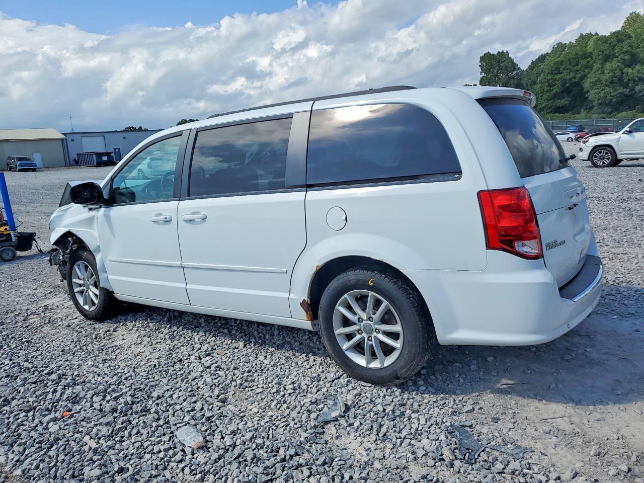 2014 Dodge Grand Caravan Sxt White vin: 2C4RDGCG9ER427560