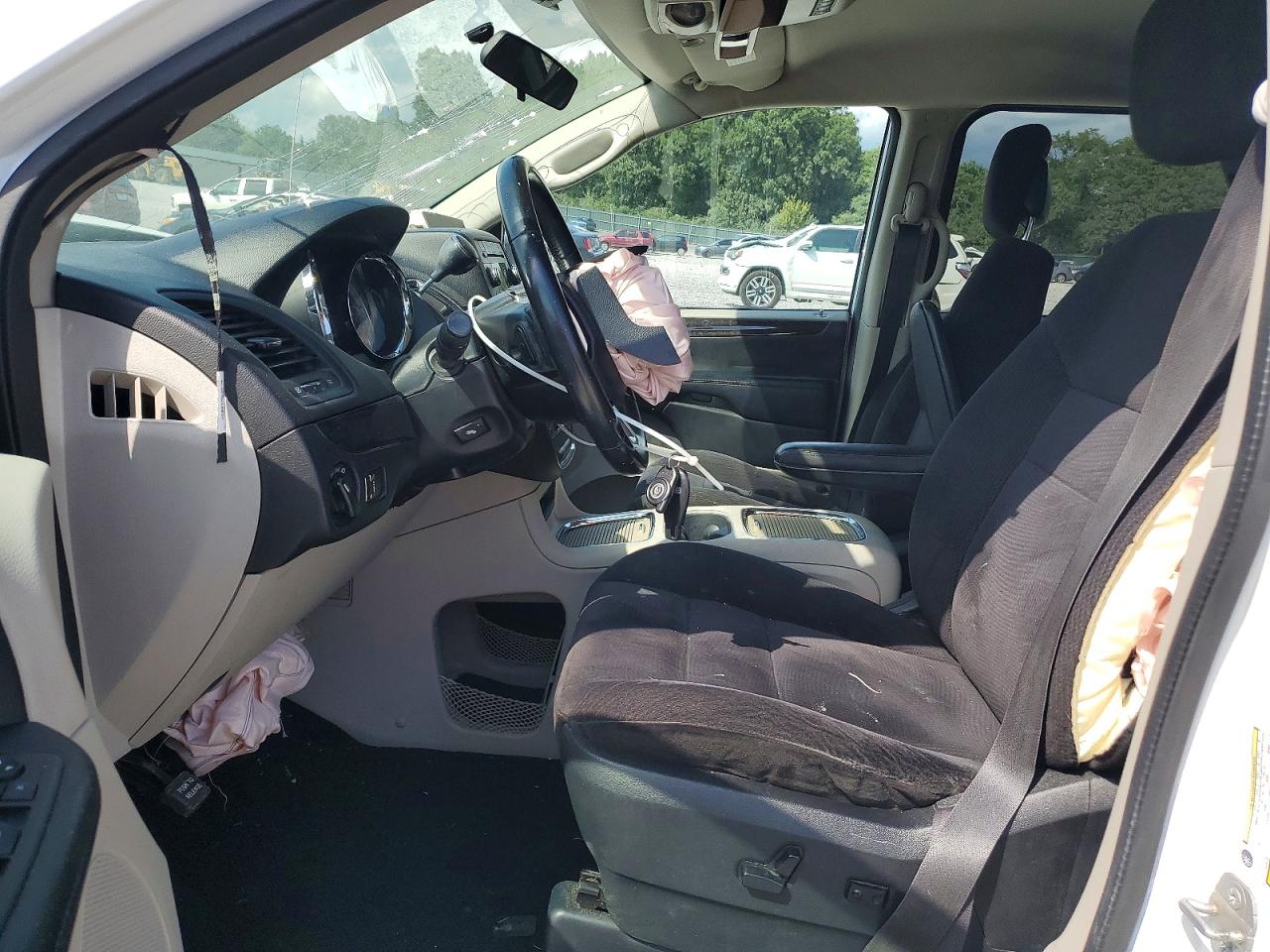 2014 Dodge Grand Caravan Sxt White vin: 2C4RDGCG9ER427560