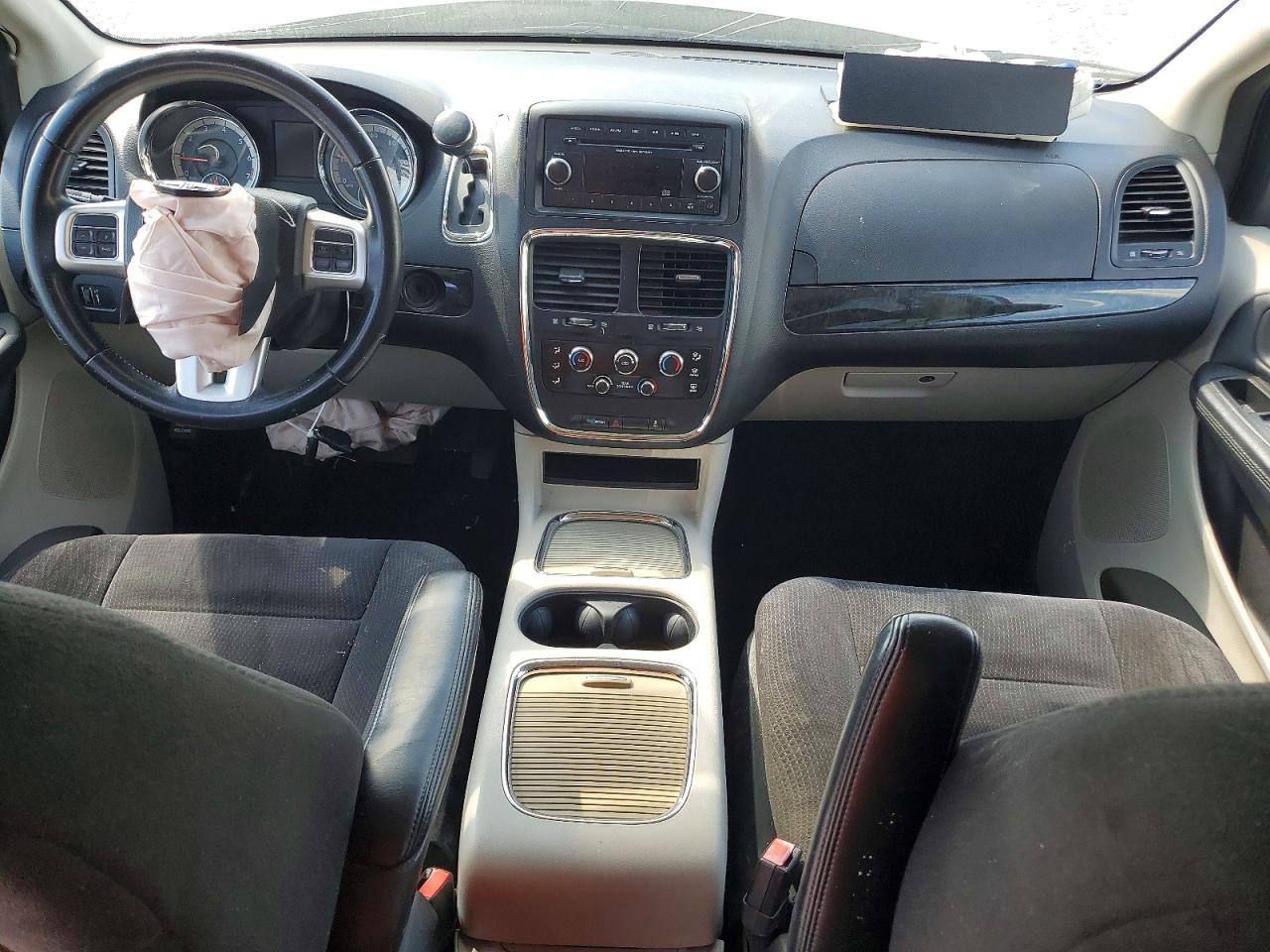 2014 Dodge Grand Caravan Sxt White vin: 2C4RDGCG9ER427560