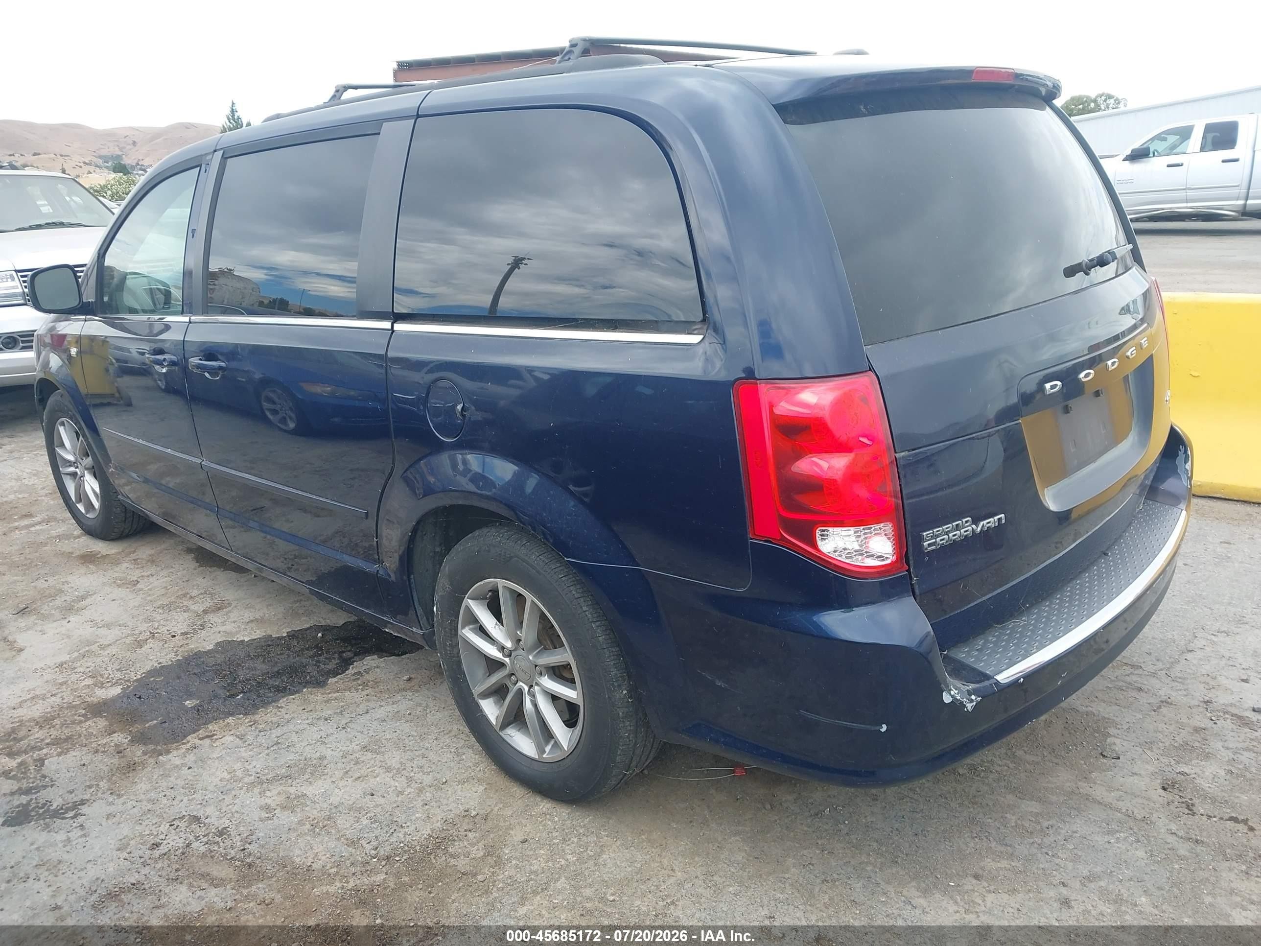 2014 Dodge Grand Caravan Sxt 30th Anniversary Blue vin: 2C4RDGCG9ER474216